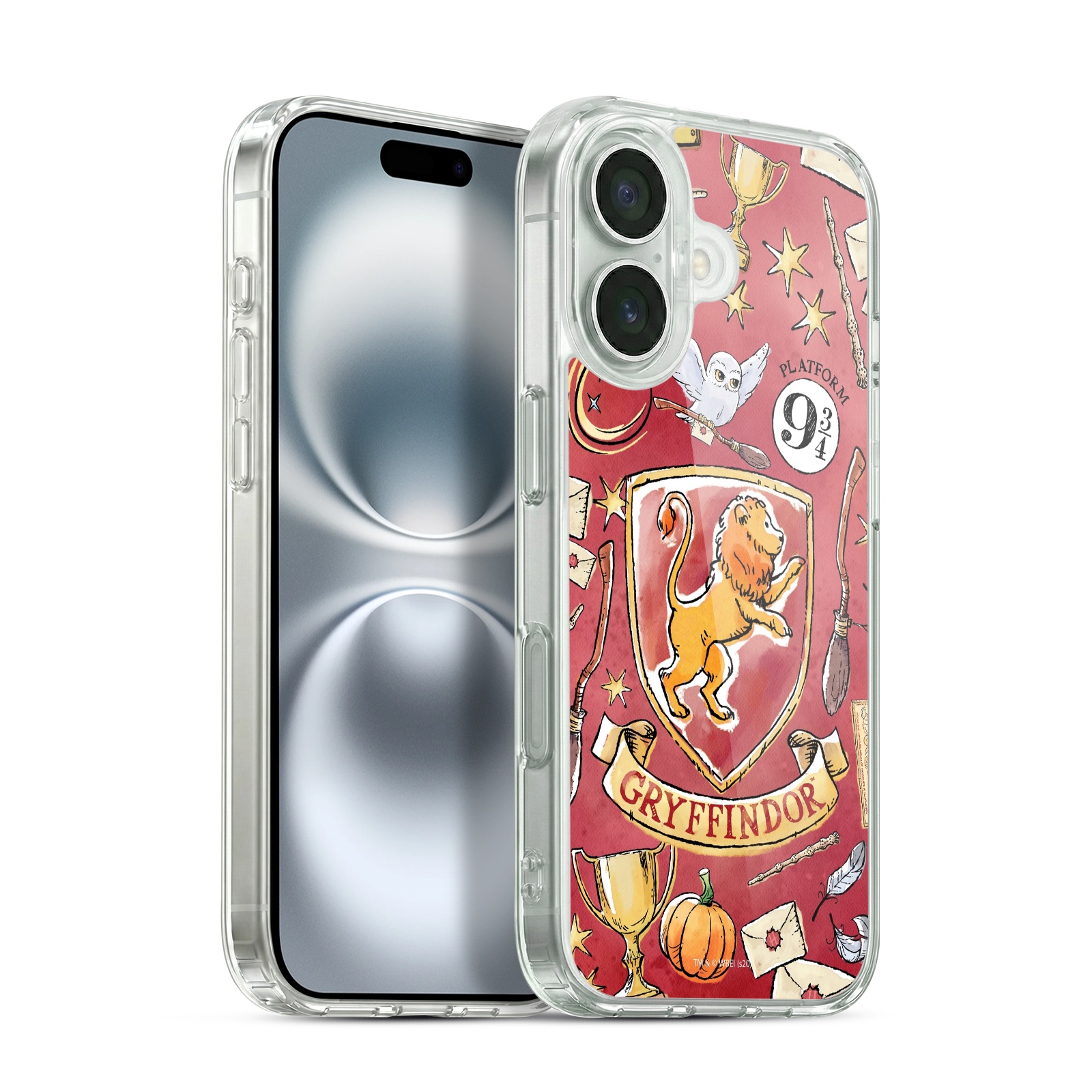 Gryffindor Pattern Hybrid MagSafe Case for iPhone 16