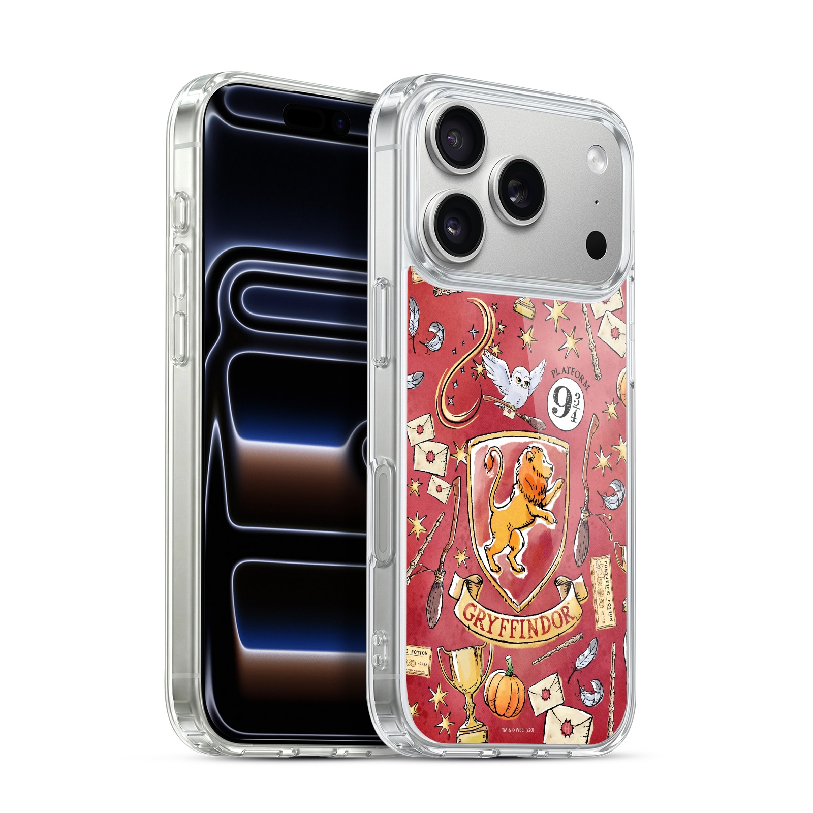 Gryffindor Pattern Hybrid MagSafe Case for iPhone 17 Pro