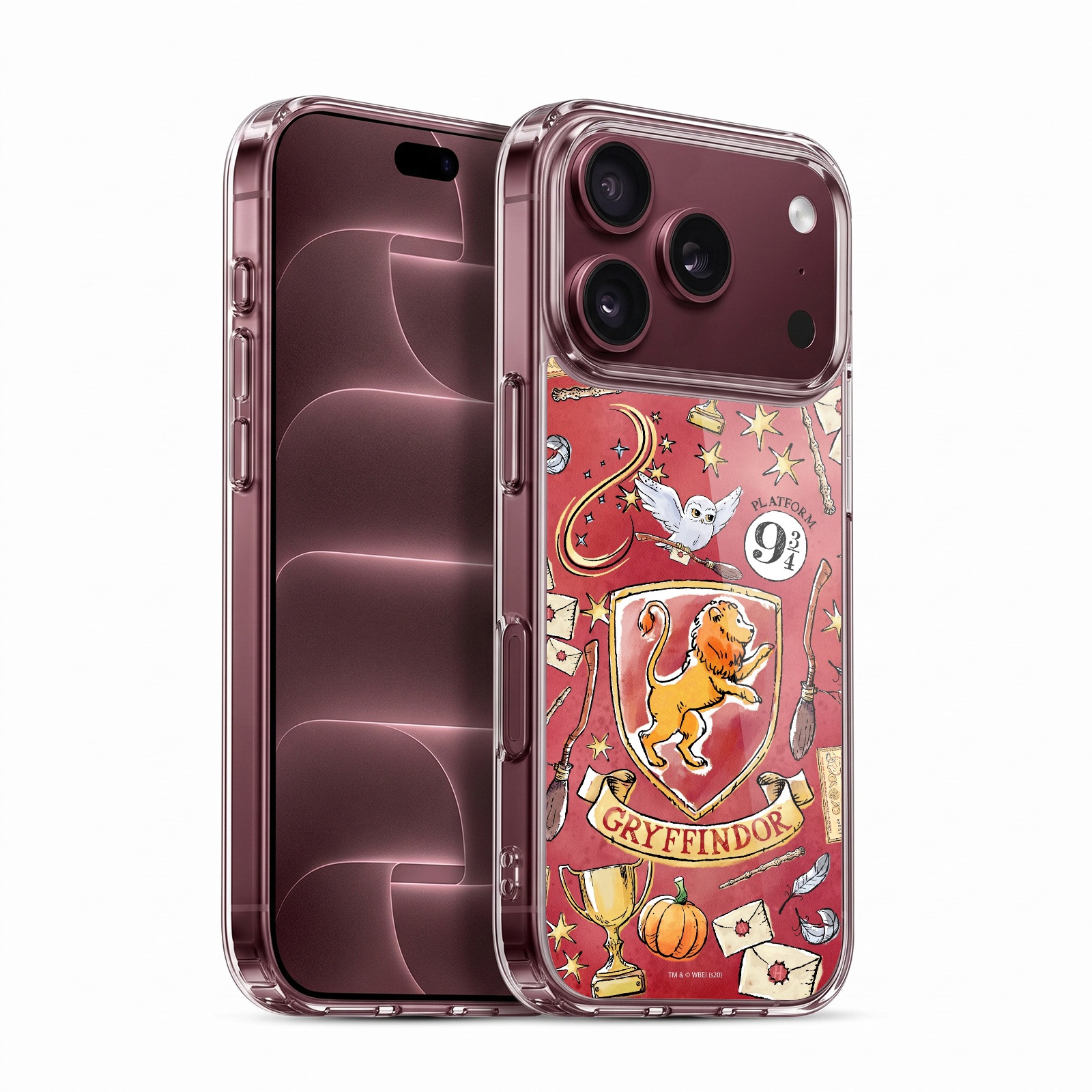 Gryffindor Pattern Hybrid MagSafe Case for iPhone 18 Pro