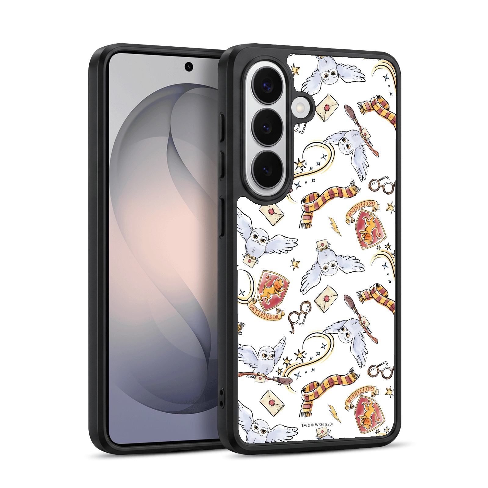 Hedwig Owl Pattern Hard MagSafe Case for Galaxy S26