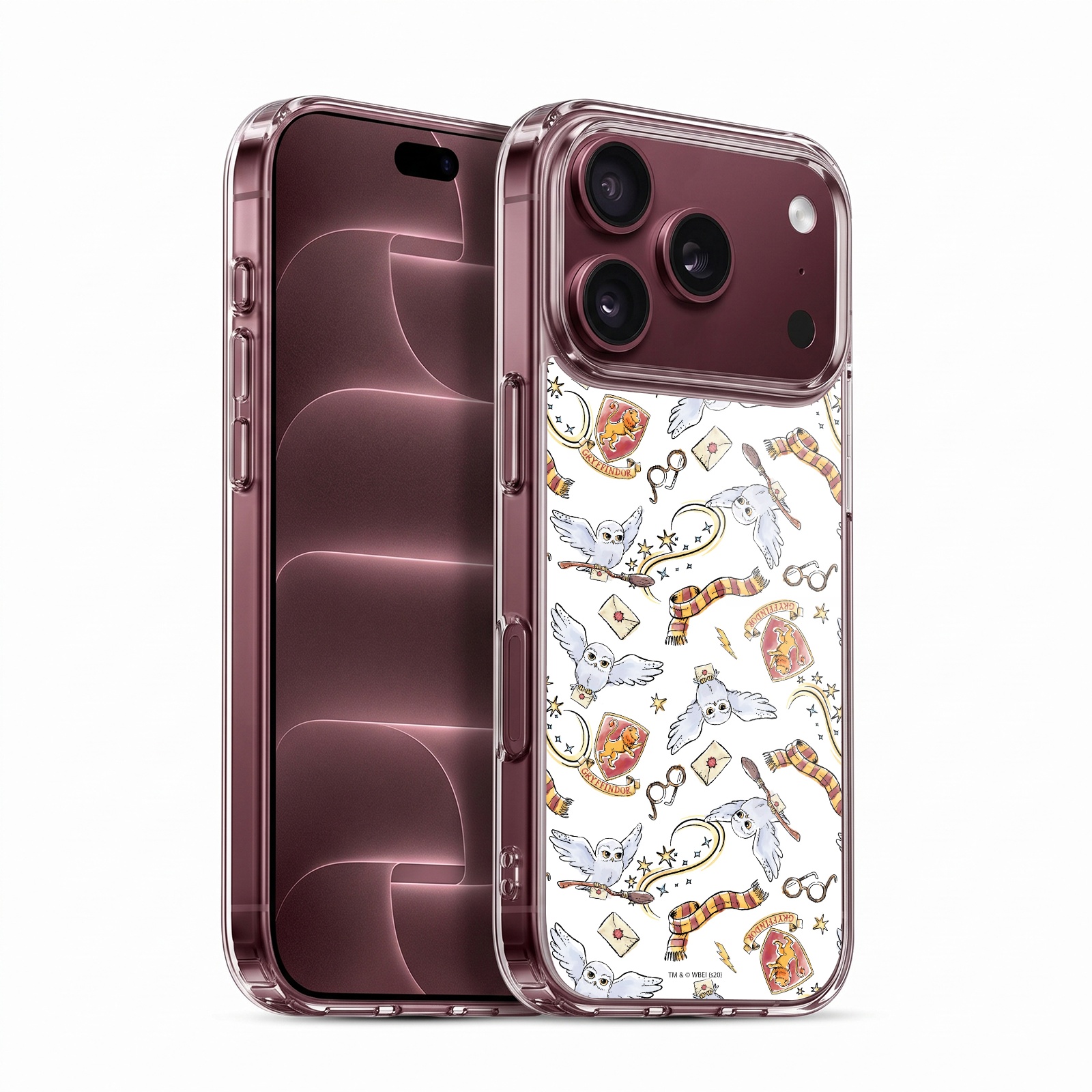 Hedwig Owl Pattern Hybrid MagSafe Case for iPhone 18 Pro
