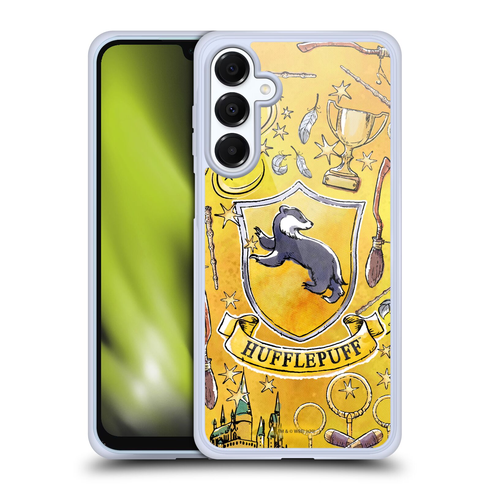Hufflepuff Pattern Hybrid MagSafe Case for Galaxy A16 5G