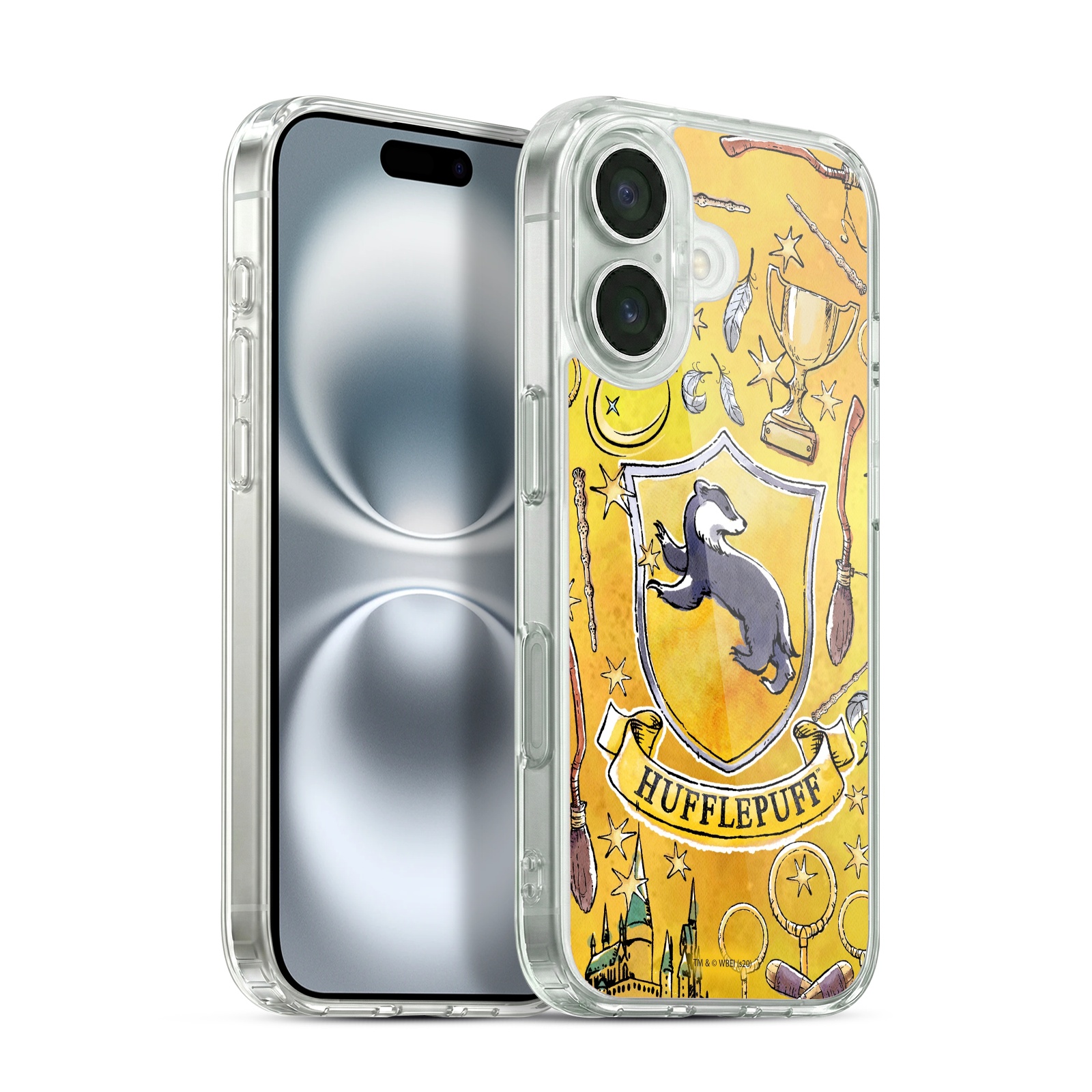Hufflepuff Pattern Hybrid MagSafe Case for iPhone 16