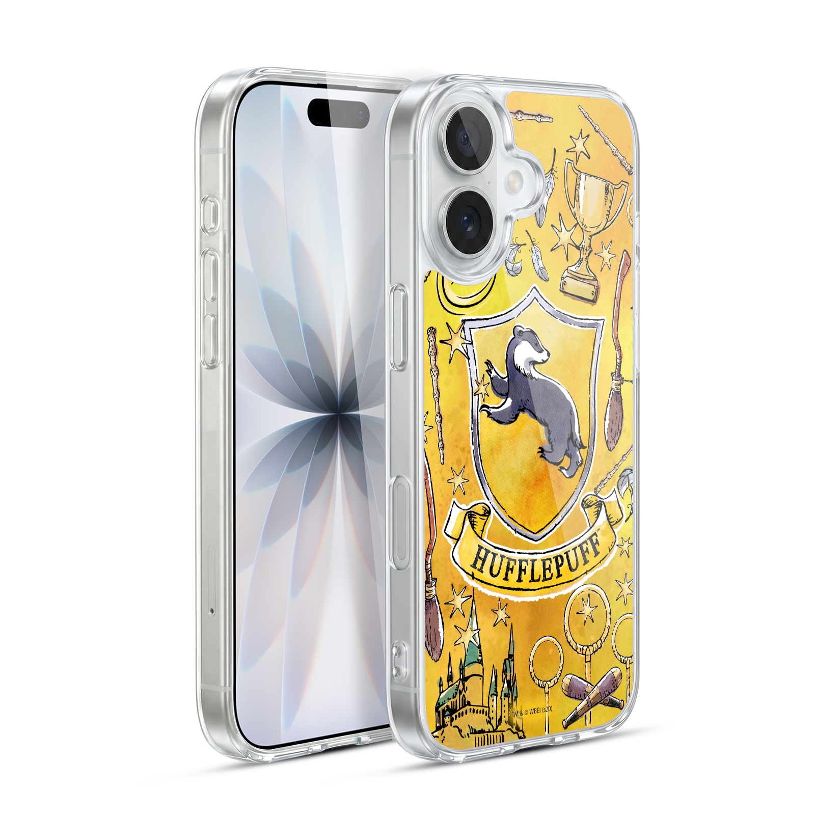 Hufflepuff Pattern Hybrid MagSafe Case for iPhone 17