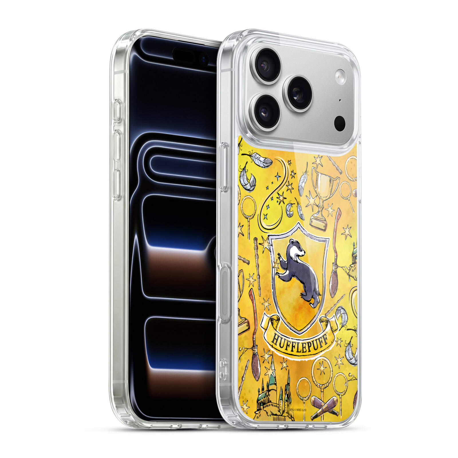 Hufflepuff Pattern Hybrid MagSafe Case for iPhone 17 Pro Max