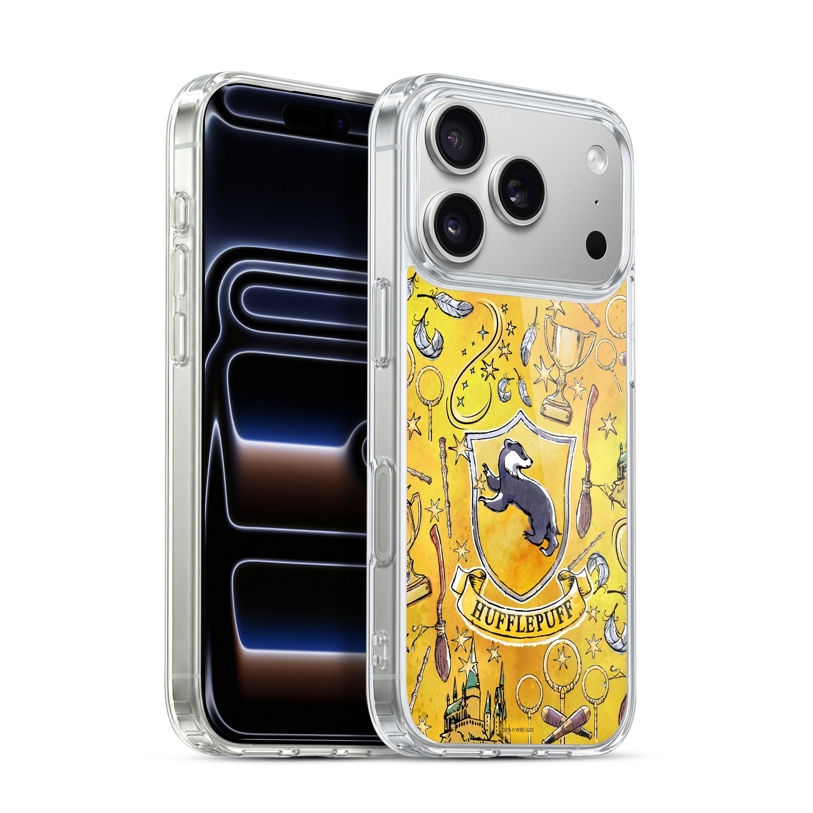 Hufflepuff Pattern Hybrid MagSafe Case for iPhone 17 Pro