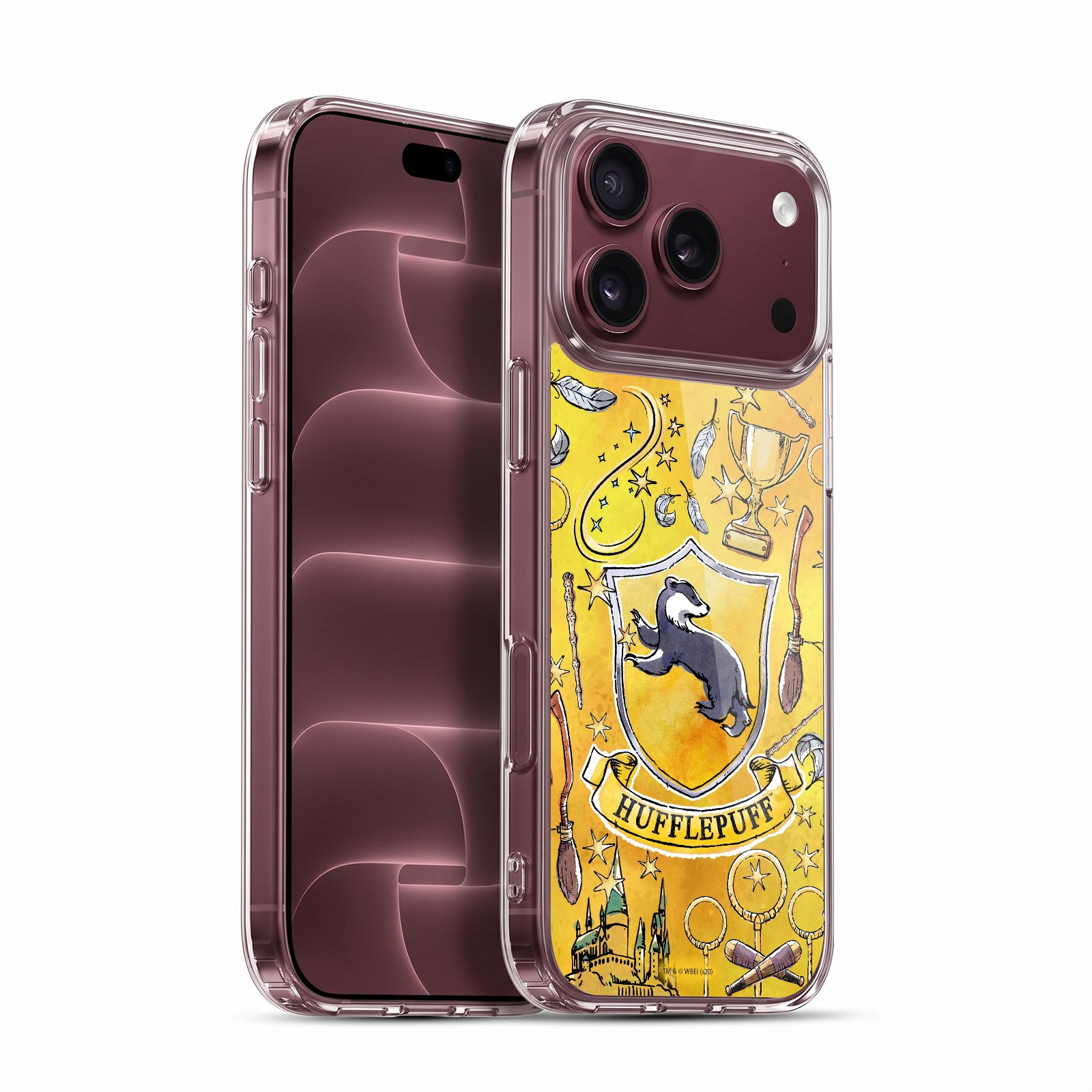 Hufflepuff Pattern Hybrid MagSafe Case for iPhone 18 Pro Max