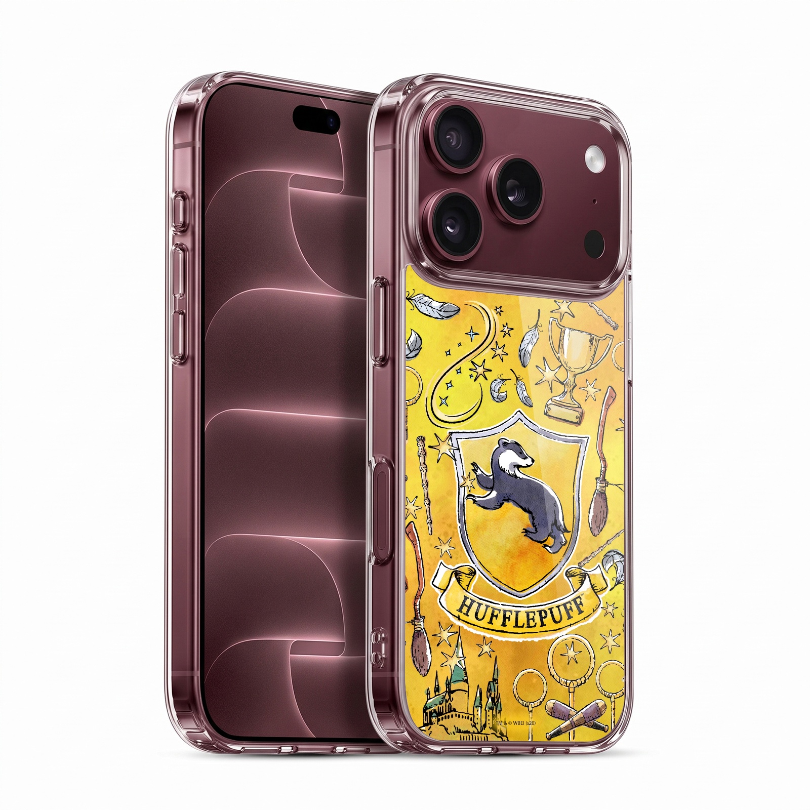 Hufflepuff Pattern Hybrid MagSafe Case for iPhone 18 Pro