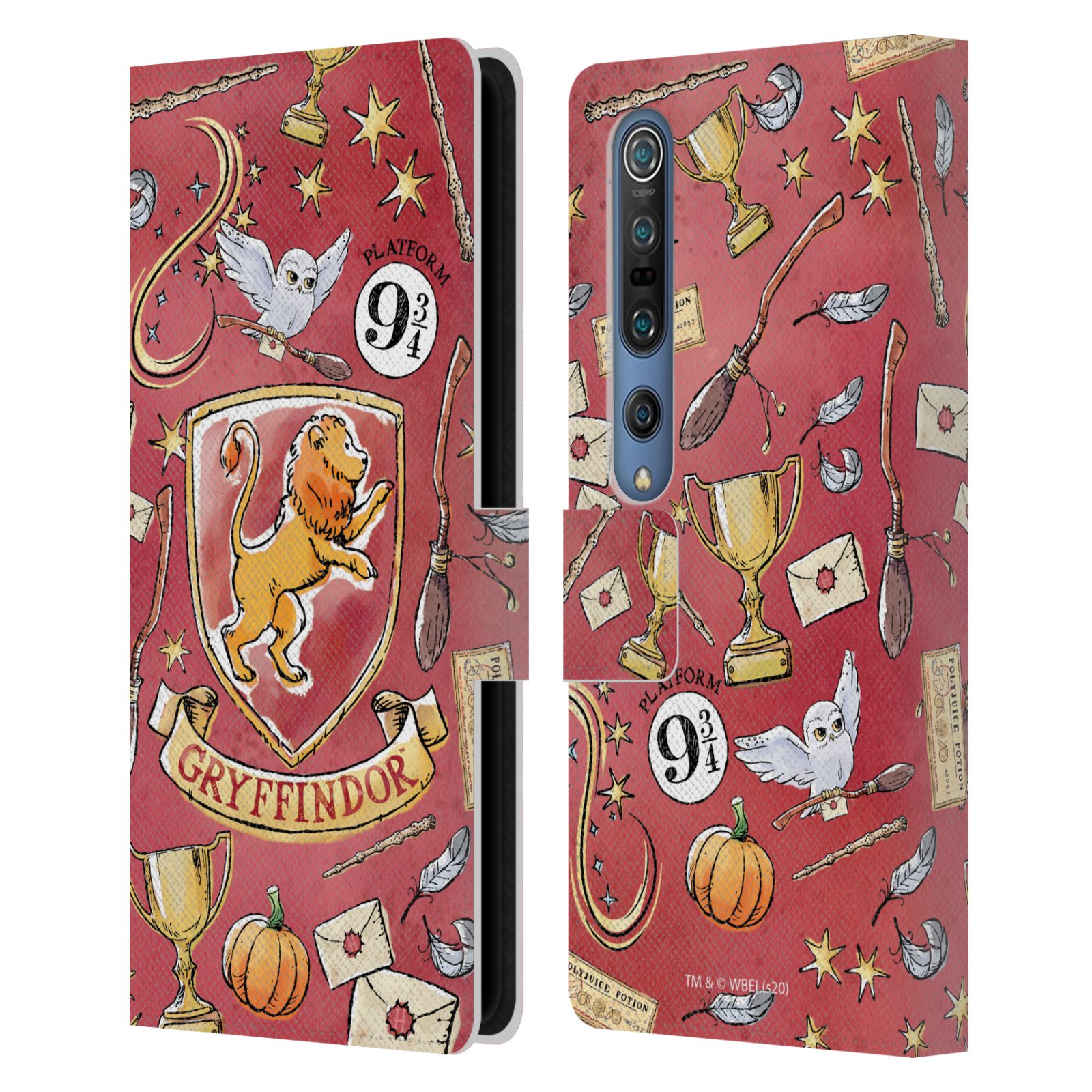 OFFICIAL HARRY POTTER DEATHLY HALLOWS XIII LEATHER BOOK CASE FOR XIAOMI PHONES - Picture 7 of 12