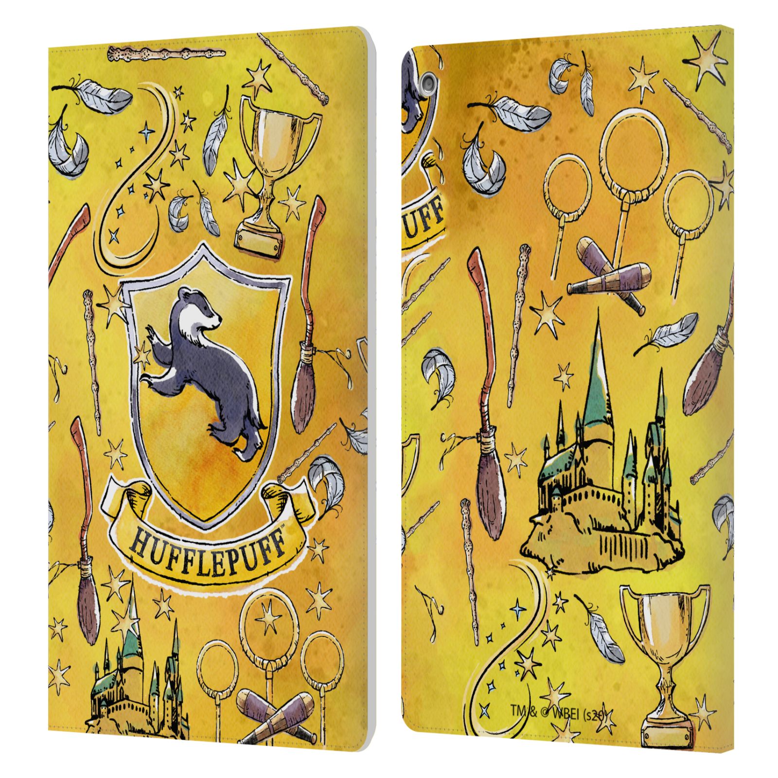 OFFICIAL HARRY POTTER DEATHLY HALLOWS XIII LEATHER BOOK CASE FOR AMAZON FIRE - Picture 10 of 12