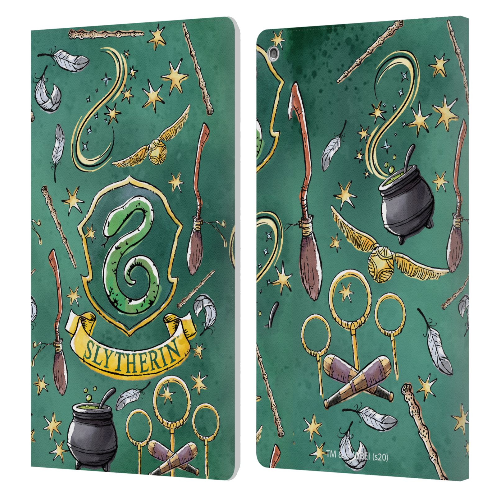 OFFICIAL HARRY POTTER DEATHLY HALLOWS XIII LEATHER BOOK CASE FOR AMAZON FIRE - Picture 12 of 12