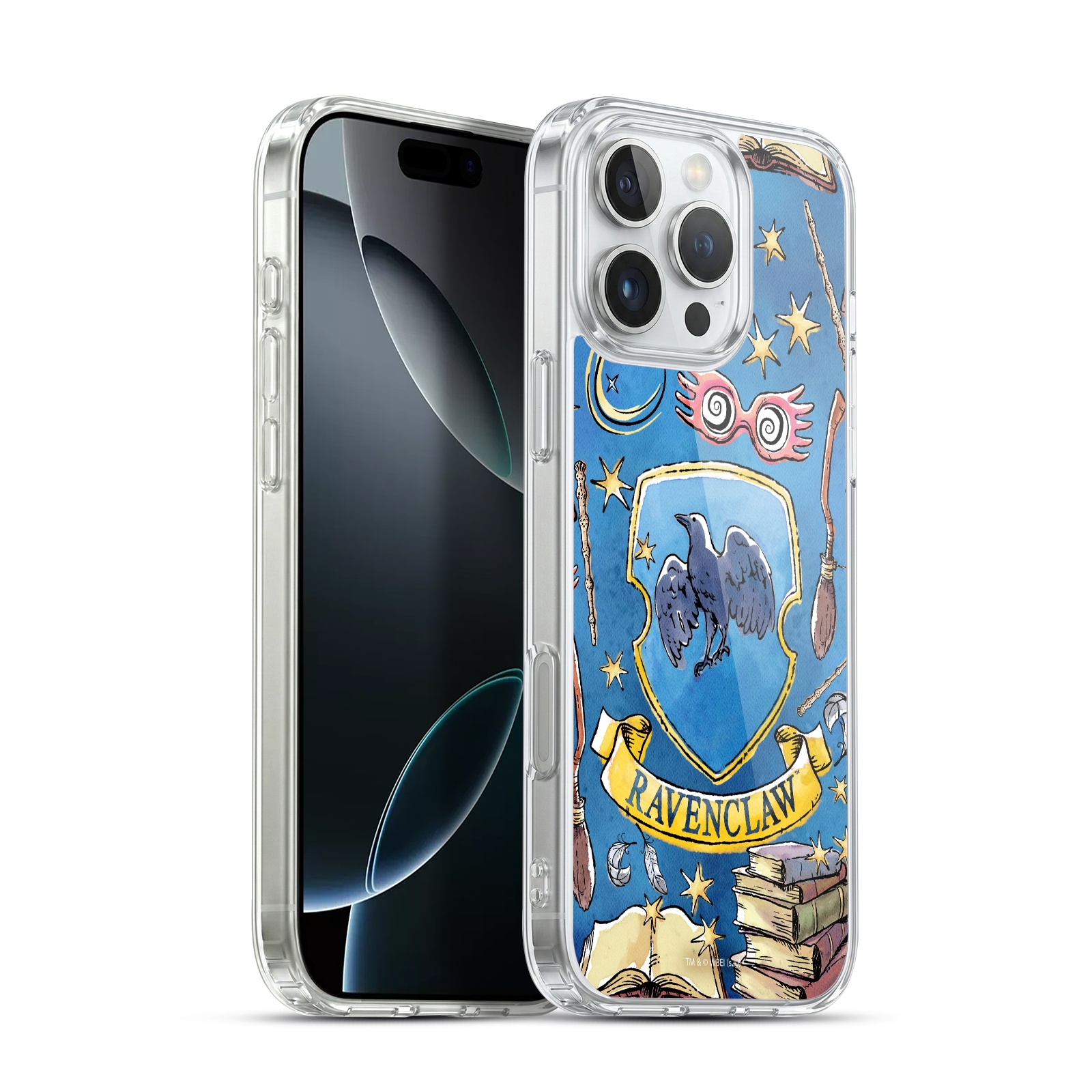 Ravenclaw Pattern Hybrid MagSafe Case for iPhone 16 Pro Max
