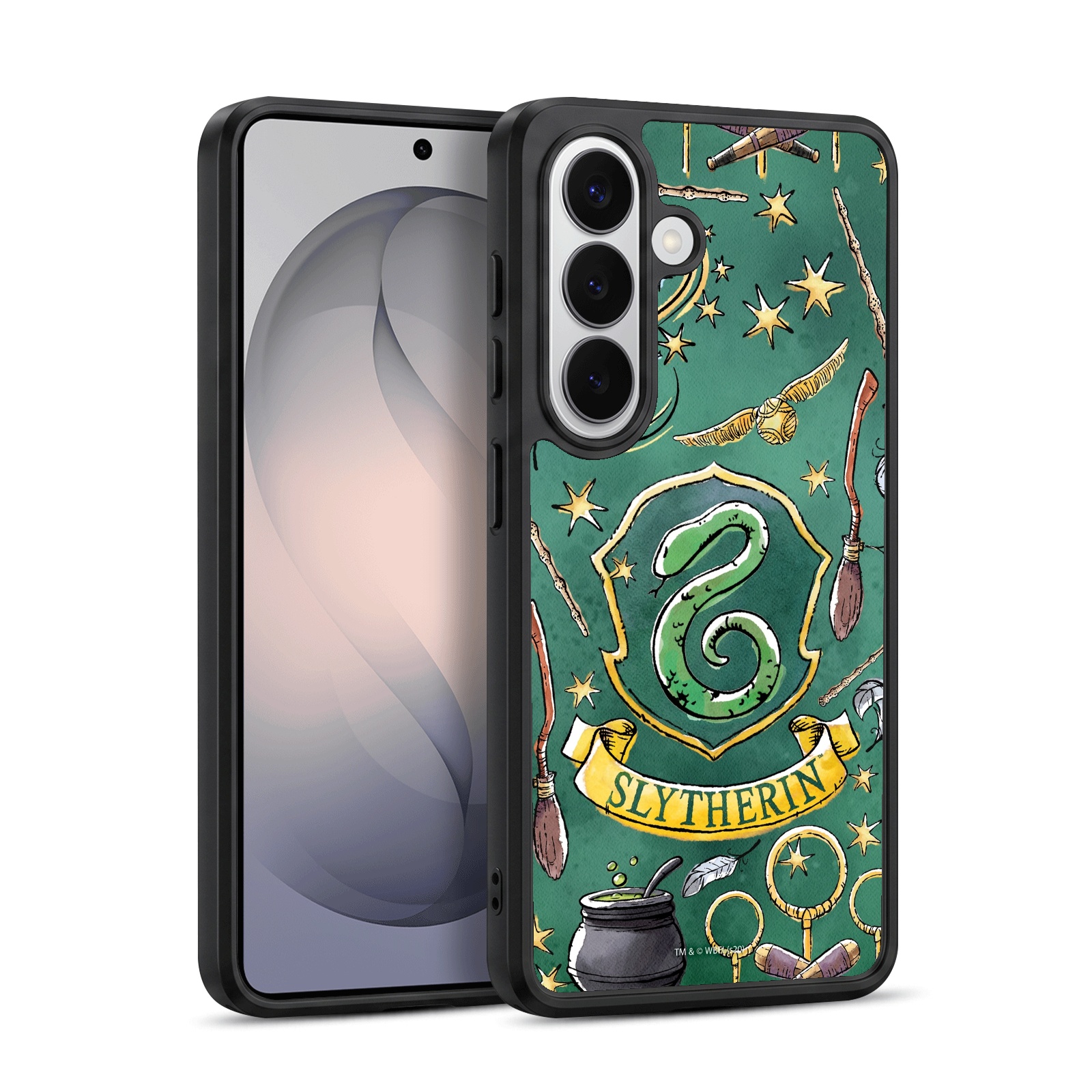 Slytherin Pattern Hard MagSafe Case for Galaxy S26
