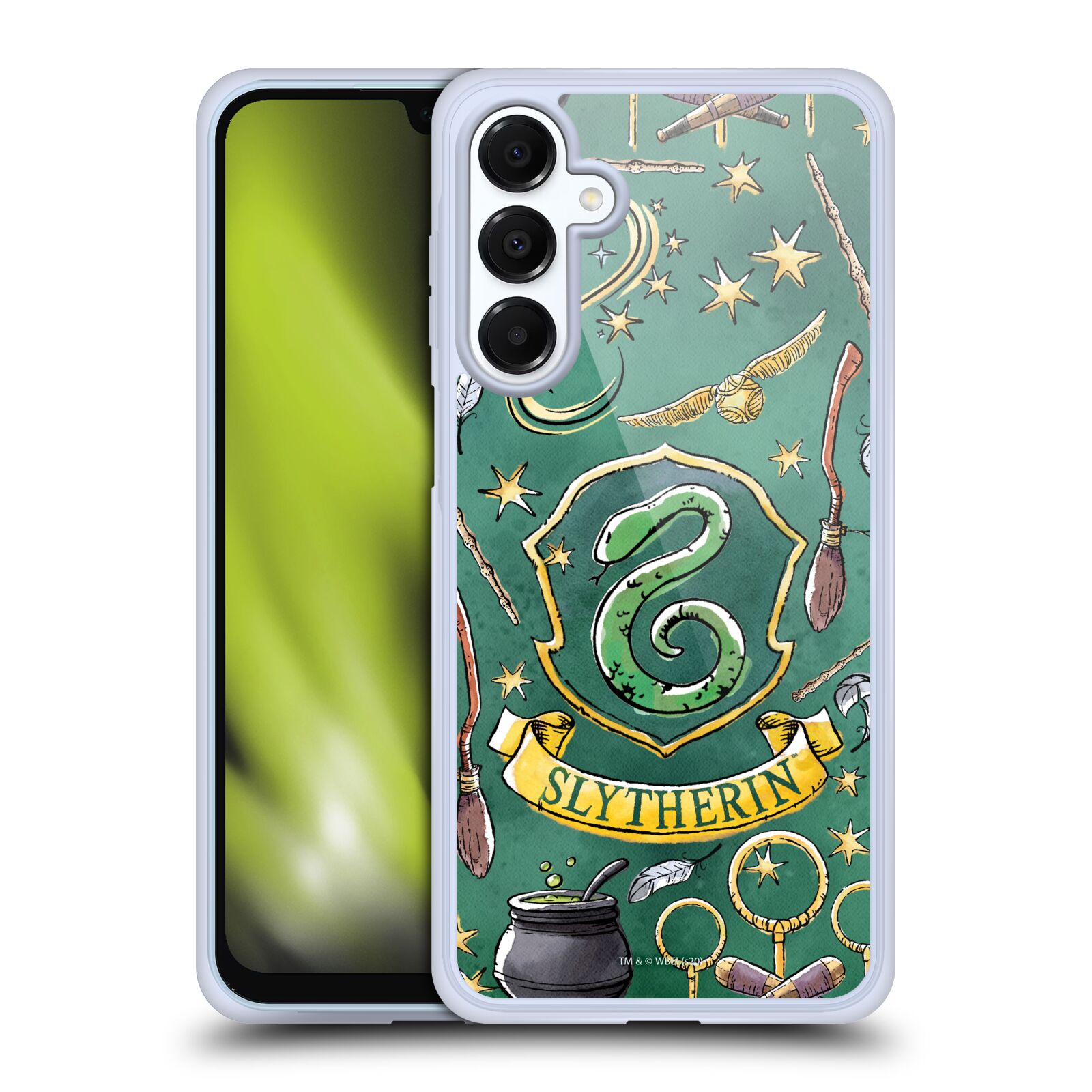 Slytherin Pattern Hybrid MagSafe Case for Galaxy A16 5G