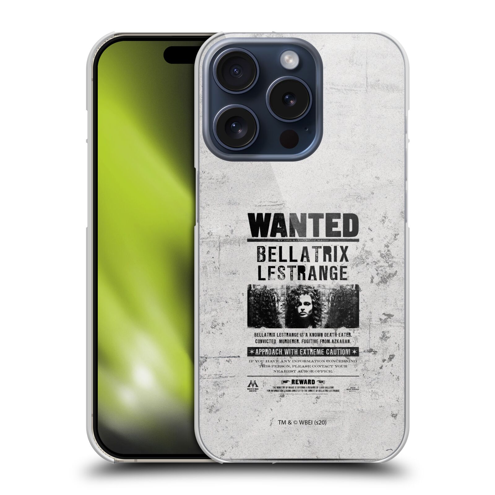 FUNDA TRASERA RÍGIDA OFICIAL HARRY POTTER DEATHLY HALLOWS XV PARA TELÉFONOS iPHONE DE APPLE - Imagen 11 de 11