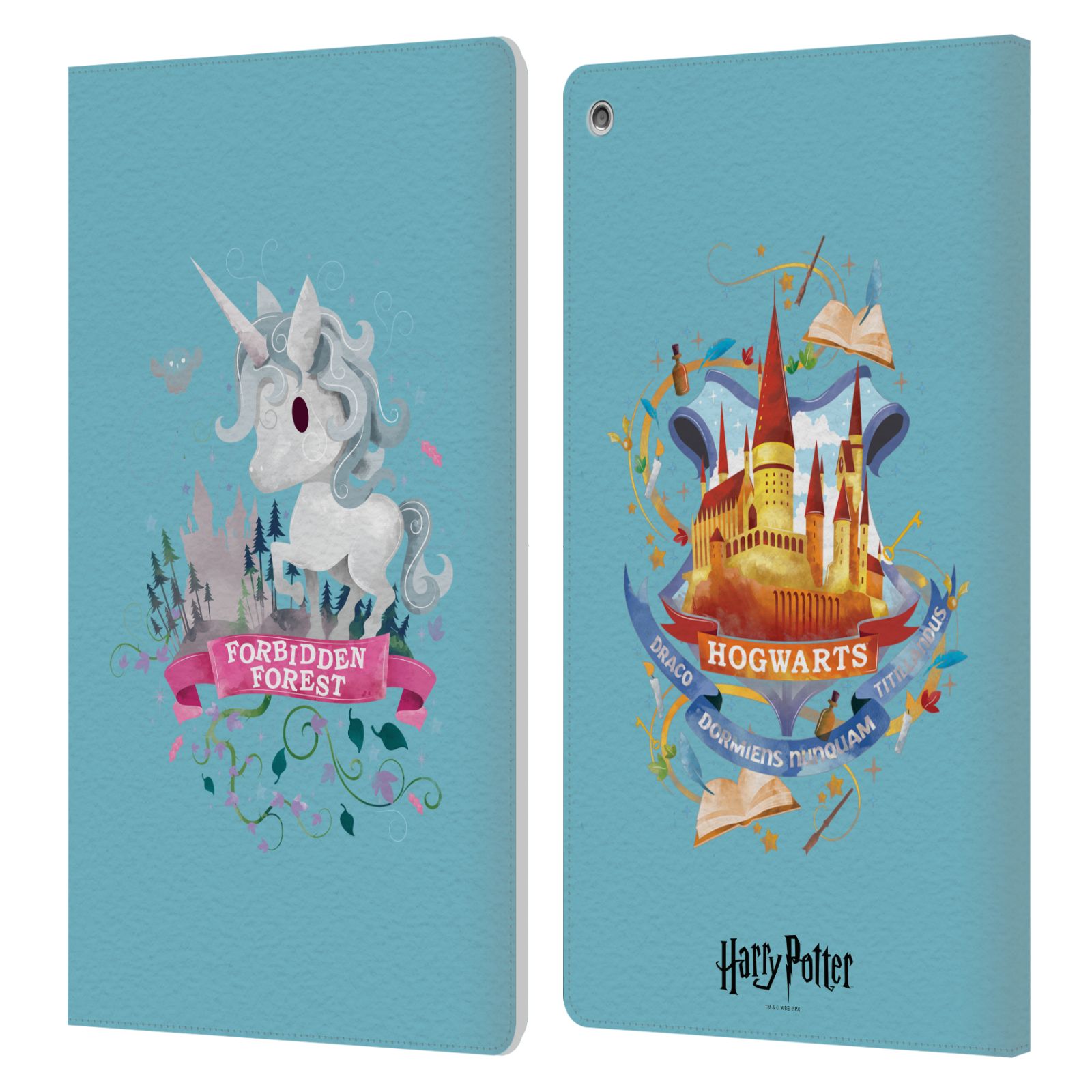 OFFICIAL HARRY POTTER DEATHLY HALLOWS II LEATHER BOOK CASE FOR AMAZON FIRE - Picture 13 of 13