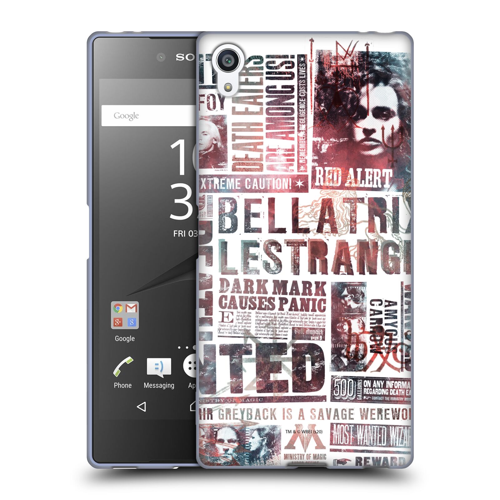 OFFICIAL HARRY POTTER DEATHLY HALLOWS XXV SOFT GEL CASE FOR SONY PHONES 2 - Picture 7 of 13