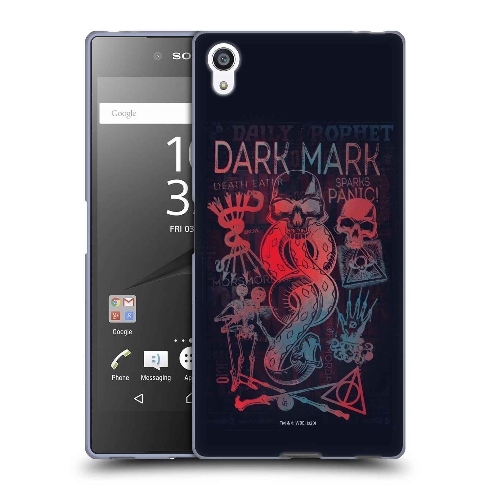 OFFICIAL HARRY POTTER DEATHLY HALLOWS XXV SOFT GEL CASE FOR SONY PHONES 2 - Picture 8 of 13