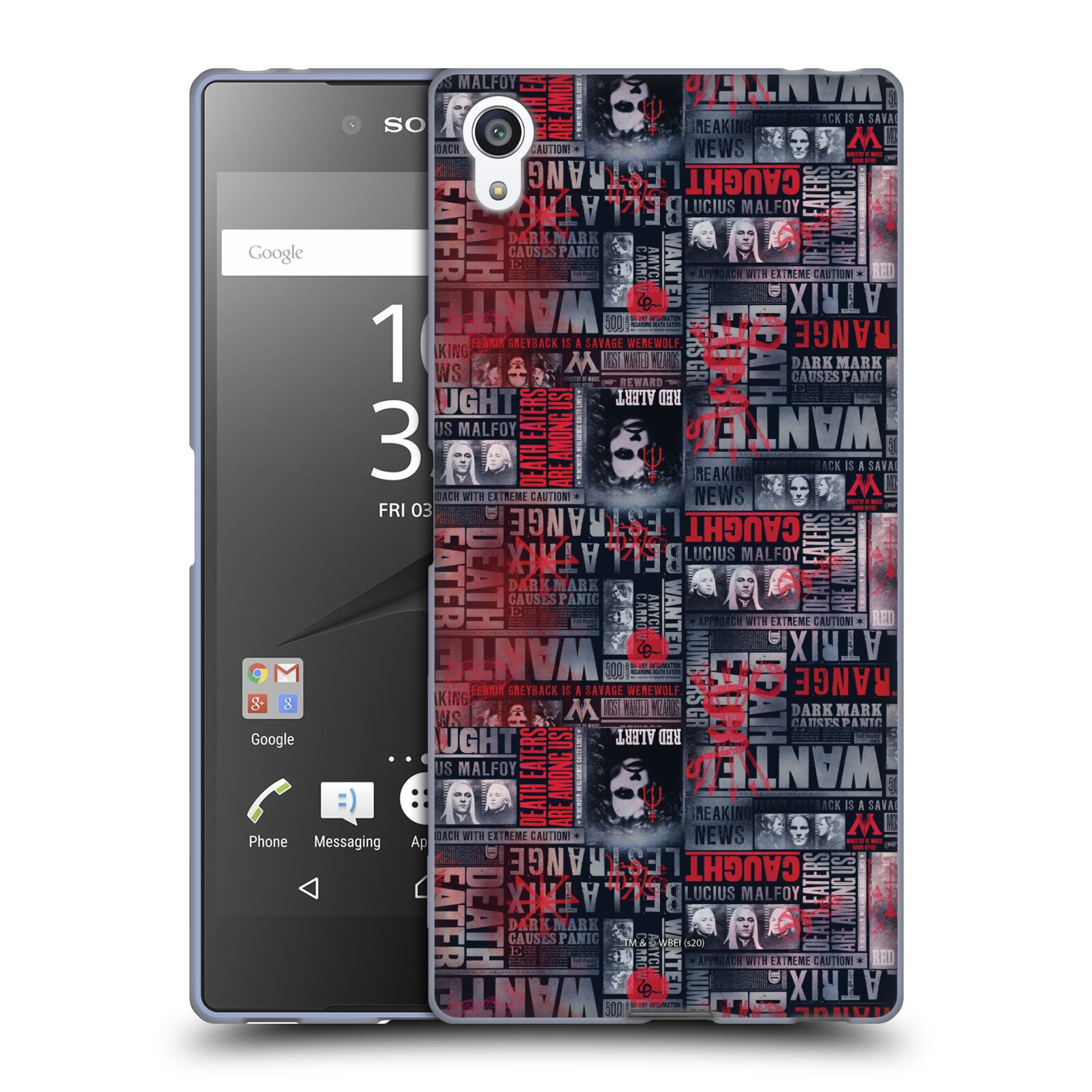 OFFICIAL HARRY POTTER DEATHLY HALLOWS XXV SOFT GEL CASE FOR SONY PHONES 2 - Picture 13 of 13