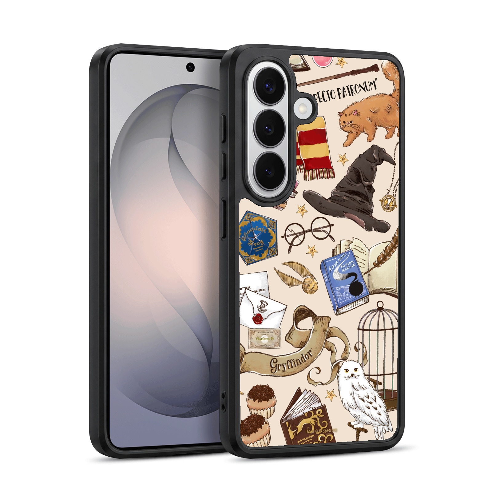 Hogwarts Pattern Hard MagSafe Case for Galaxy S26