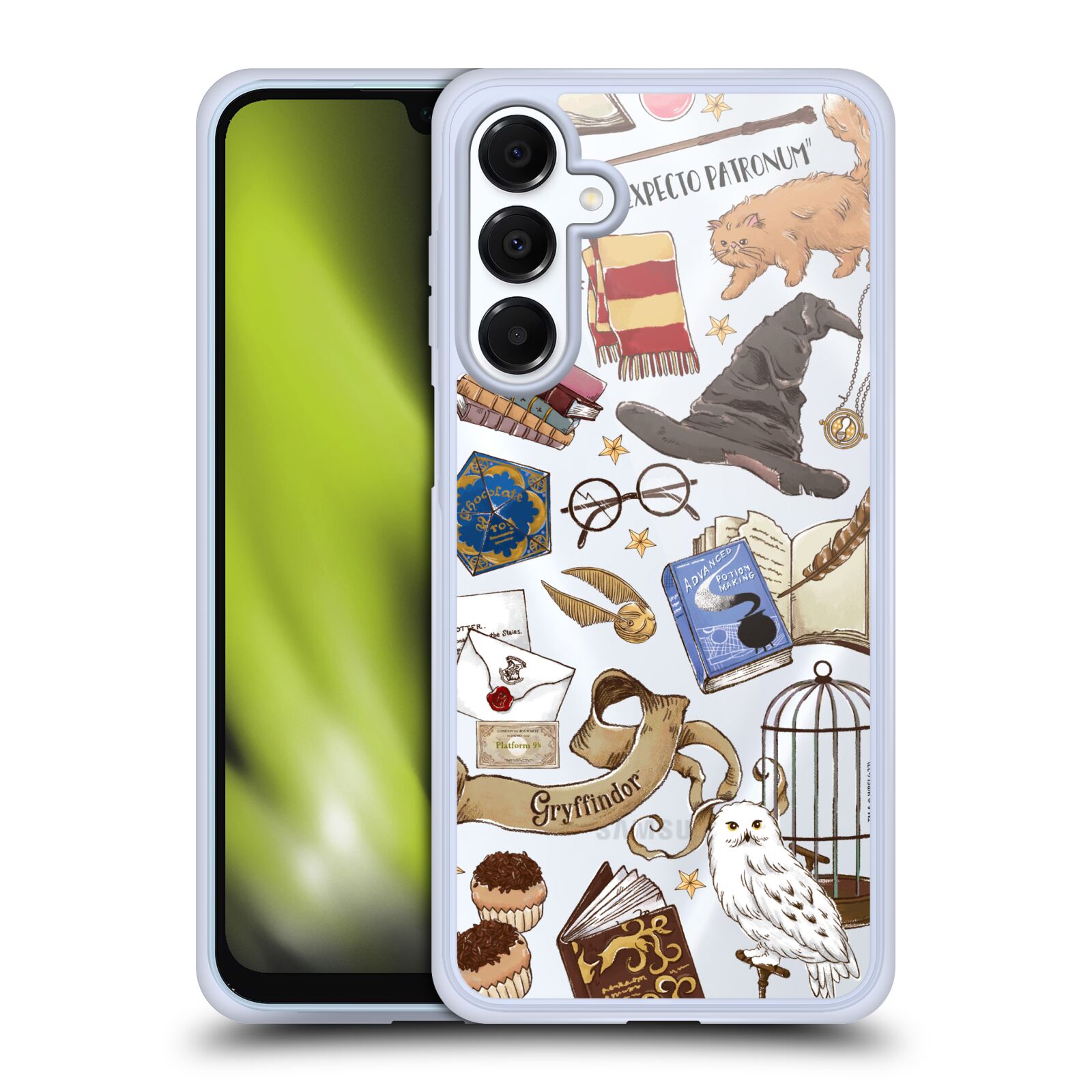 Hogwarts Pattern 2 Hybrid MagSafe Case for Galaxy A16 5G
