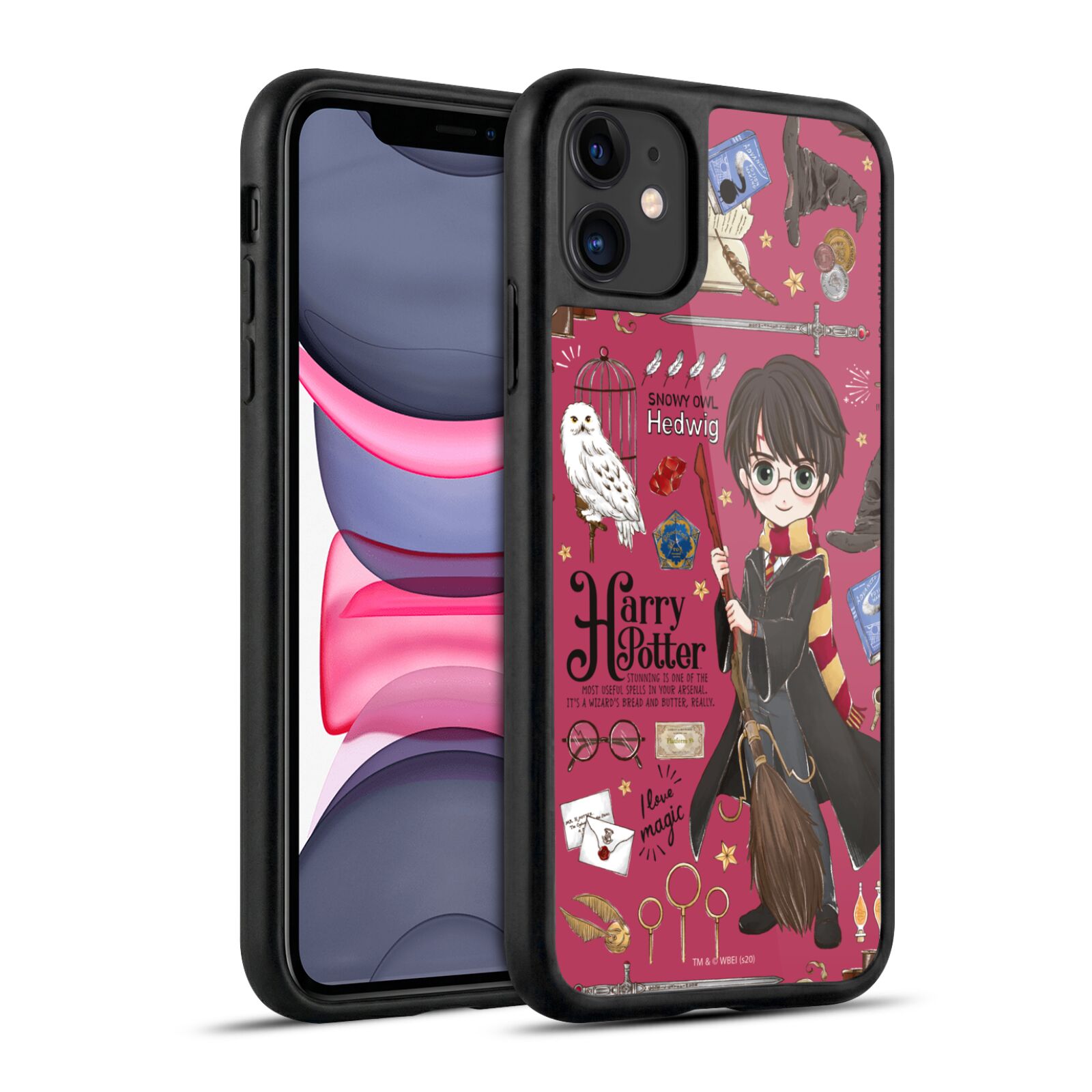 Harry Pattern Hard MagSafe Case for iPhone 11