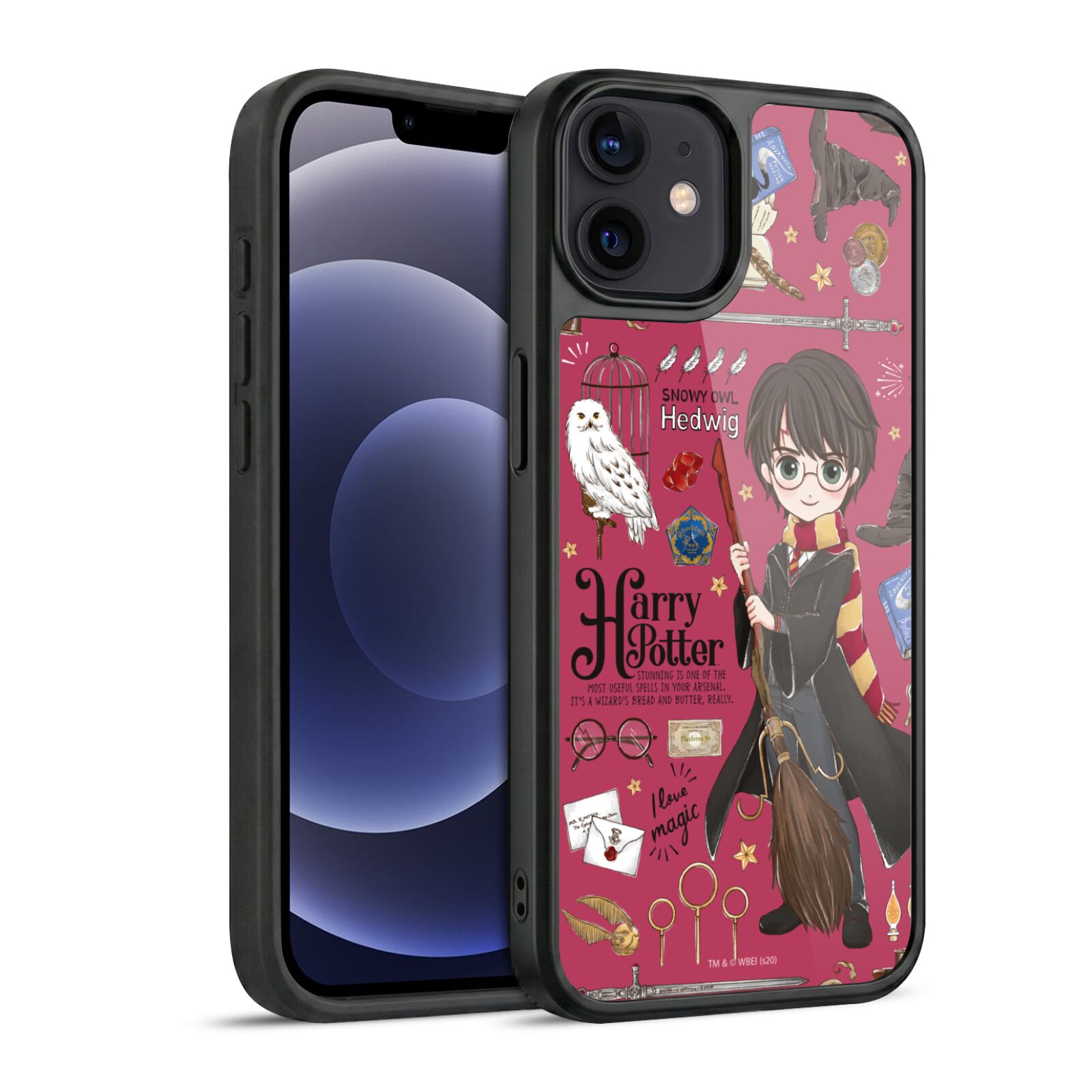 Harry Pattern Hard MagSafe Case for iPhone 12 / 12 Pro