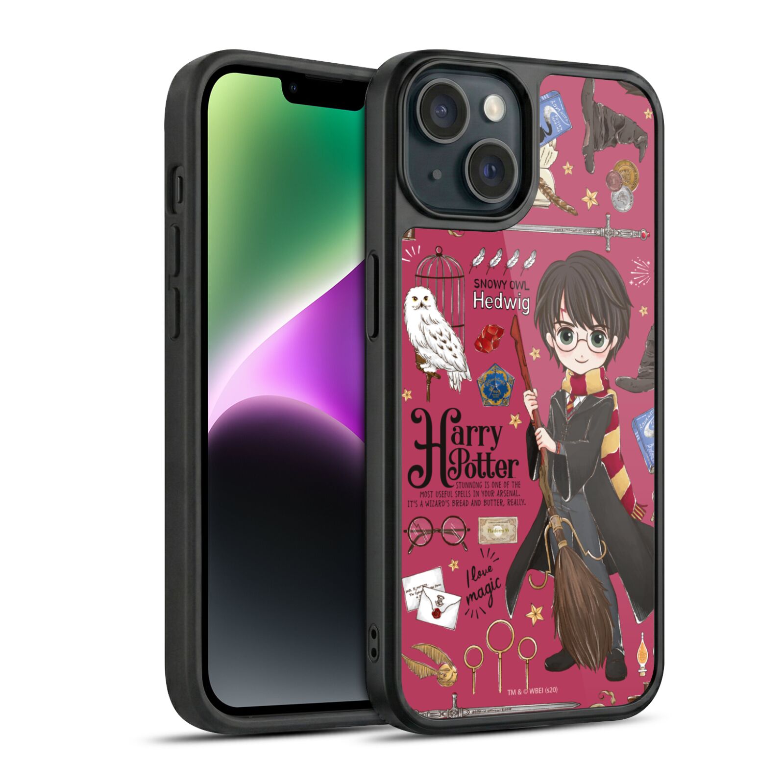 Harry Pattern Hard MagSafe Case for iPhone 14