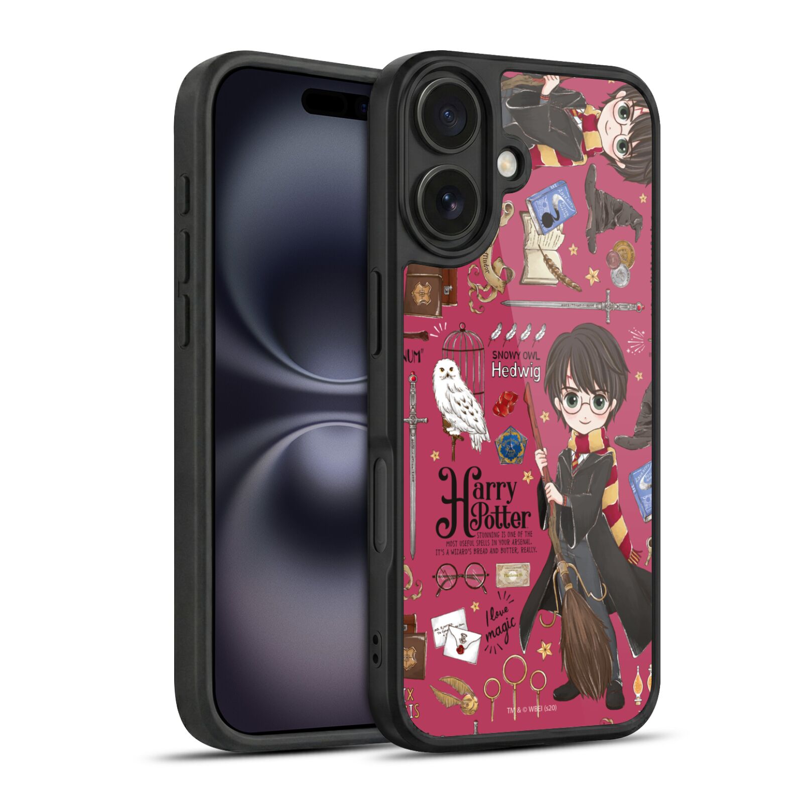 Harry Pattern Hard MagSafe Case for iPhone 16