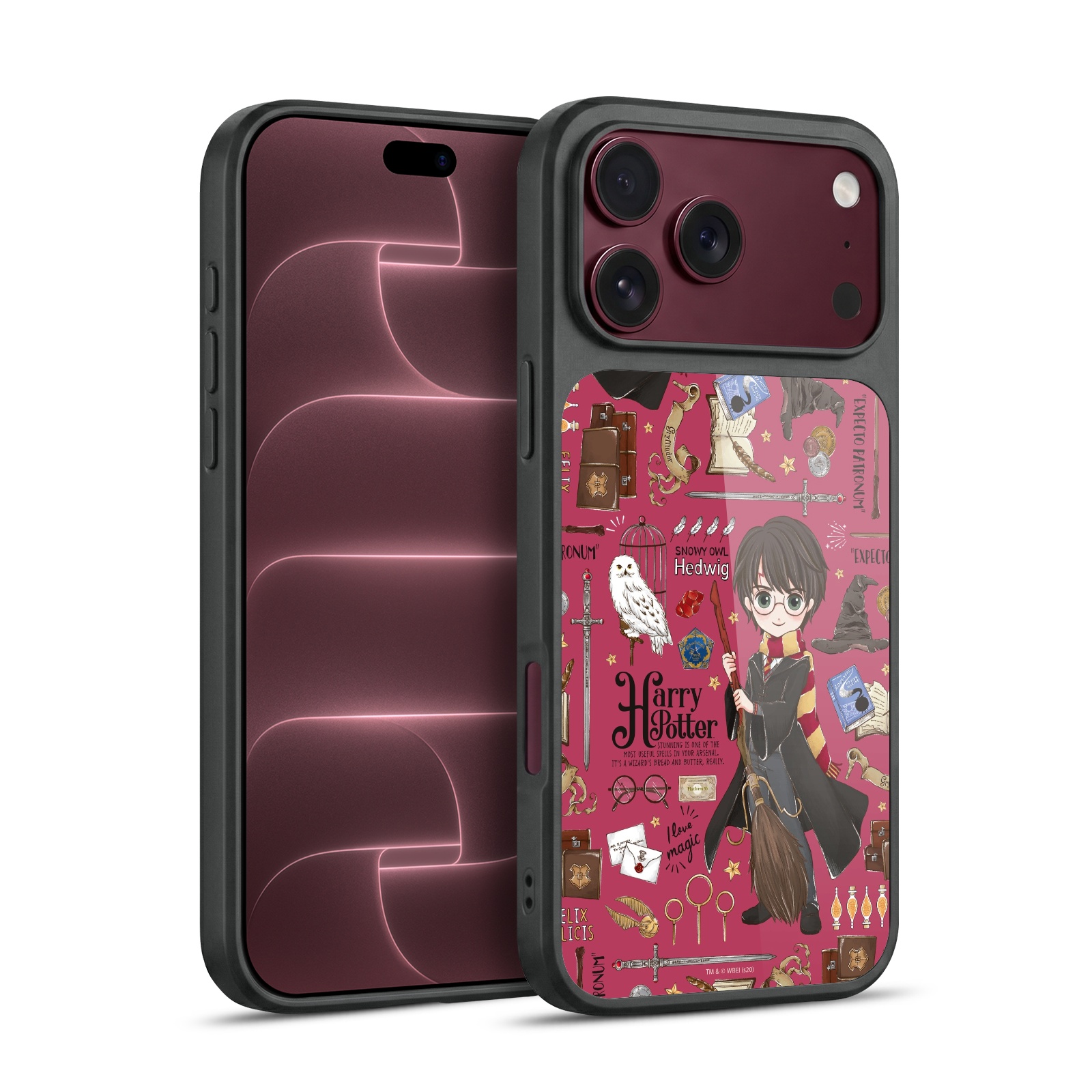 Harry Pattern Hard MagSafe Case for iPhone 18 Pro Max