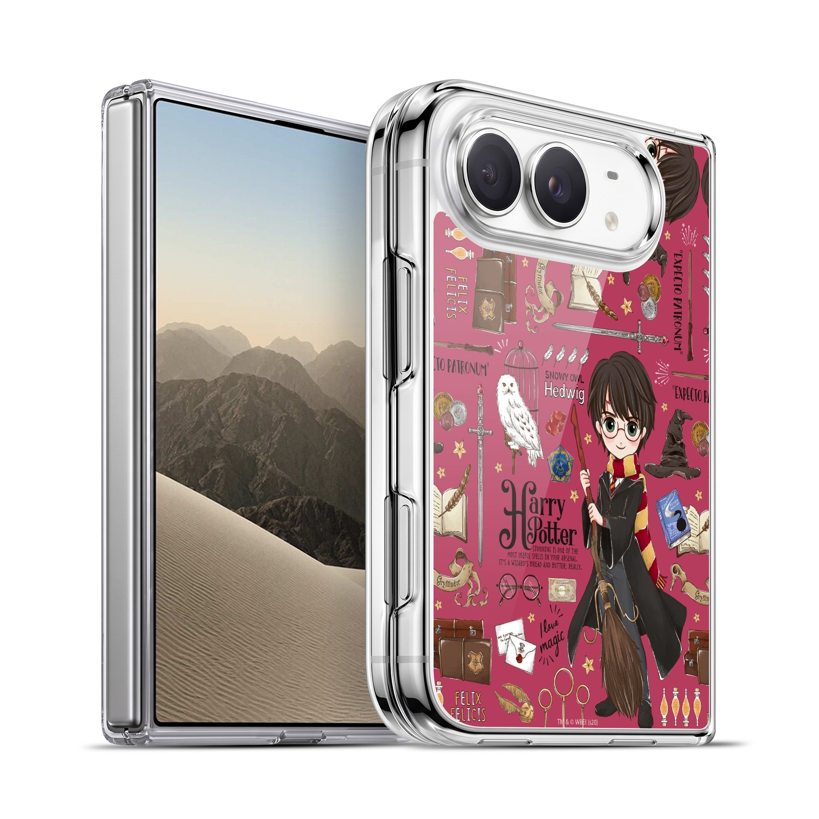 Harry Pattern Hybrid MagSafe Case for iPhone Duo