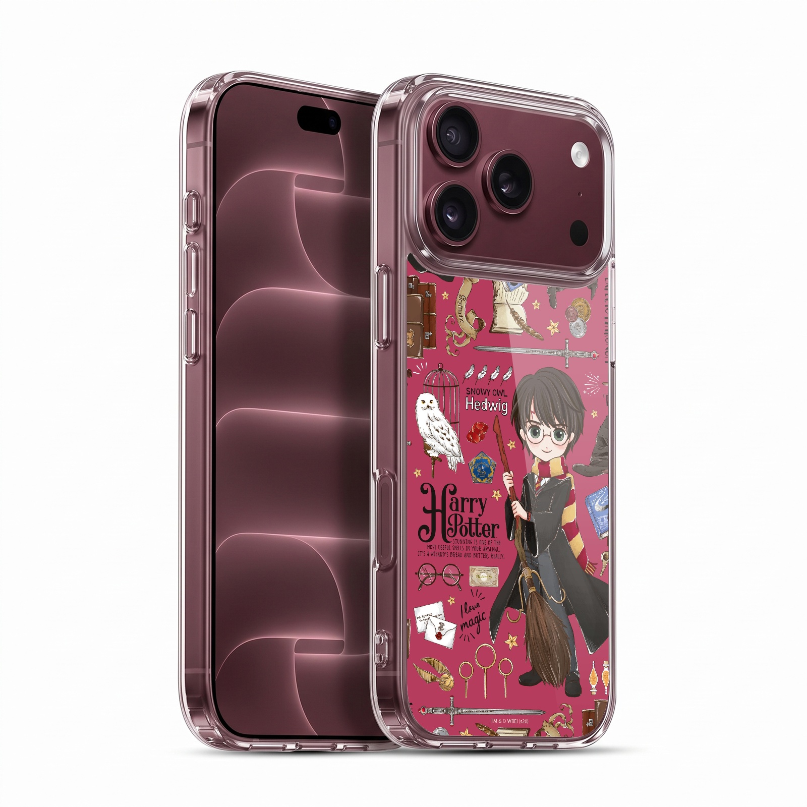 Harry Pattern Hybrid MagSafe Case for iPhone 18 Pro Max