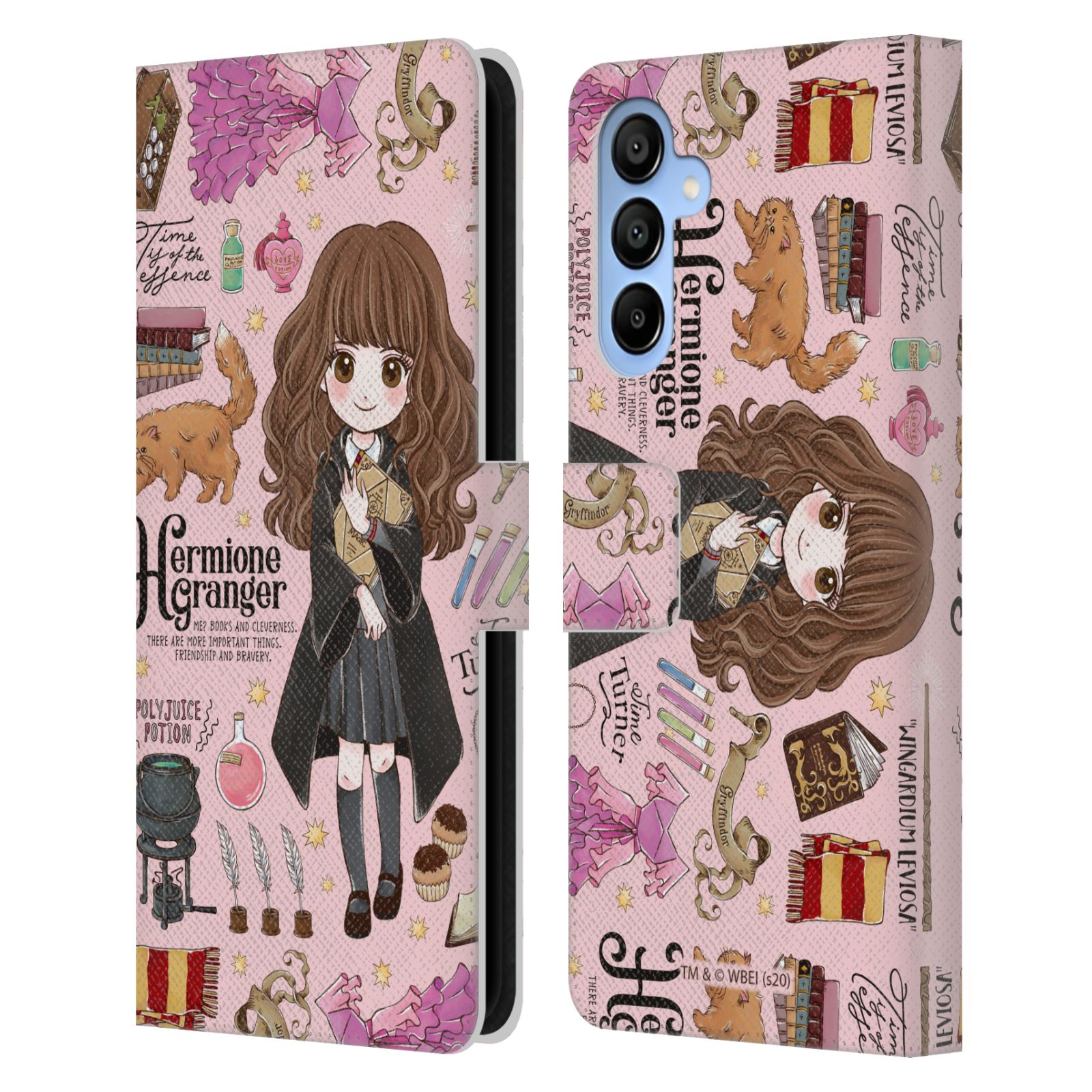 Hermione Pattern Leather Wallet Case for Galaxy A16 5G