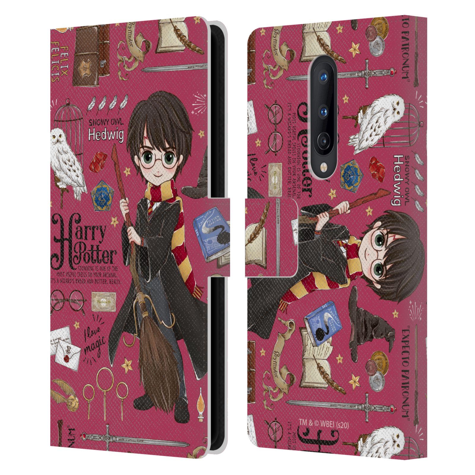 HARRY POTTER DEATHLY HALLOWS XXXVII LEATHER BOOK WALLET CASE FOR ONEPLUS PHONES - 第 10/16 張圖片