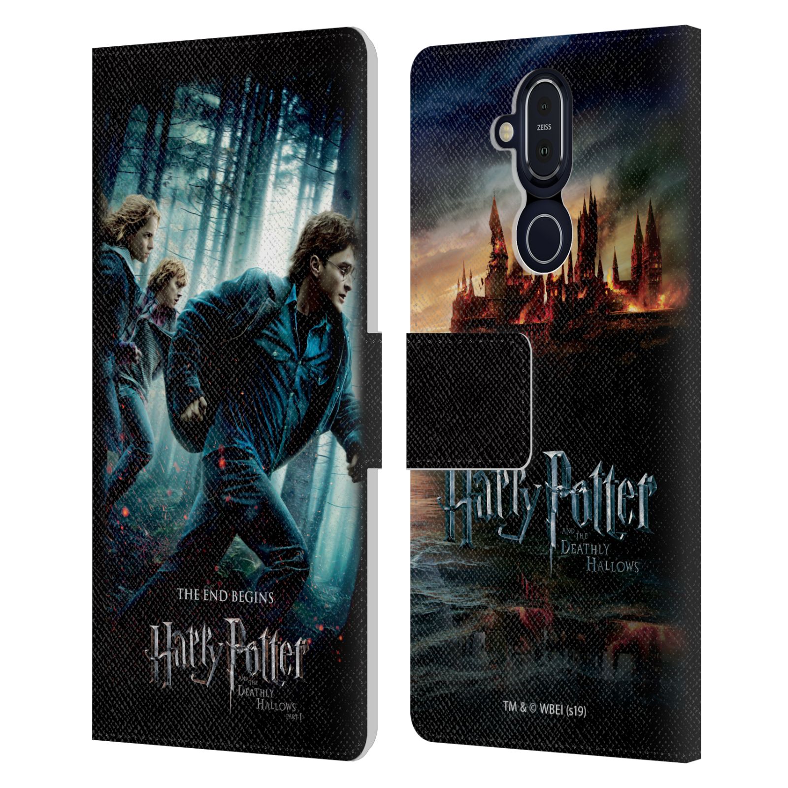 OFFICIAL HARRY POTTER DEATHLY HALLOWS VII LEATHER BOOK CASE FOR NOKIA PHONES - Picture 8 of 13