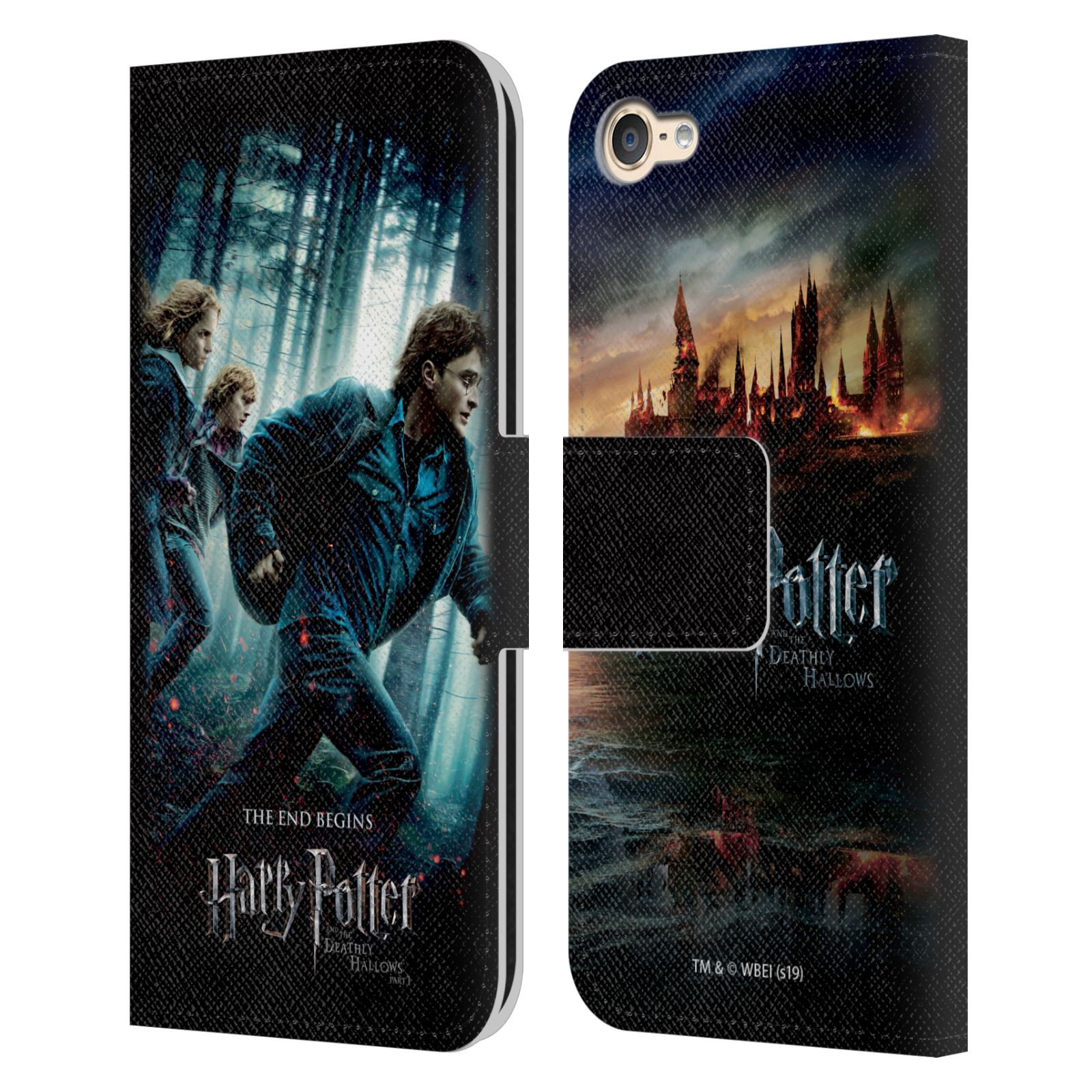 HARRY POTTER DEATHLY HALLOWS VII LEATHER BOOK CASE FOR APPLE iPOD