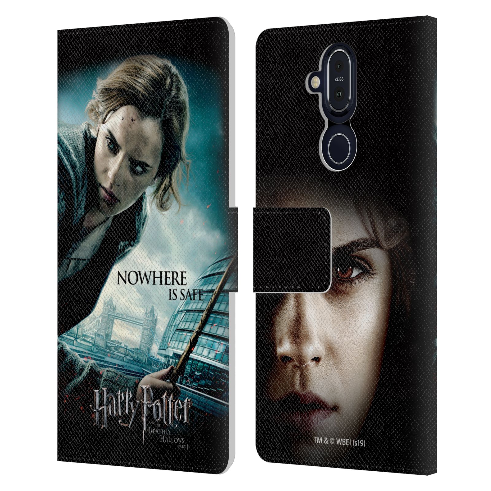 OFFICIAL HARRY POTTER DEATHLY HALLOWS VII LEATHER BOOK CASE FOR NOKIA PHONES - Picture 9 of 13