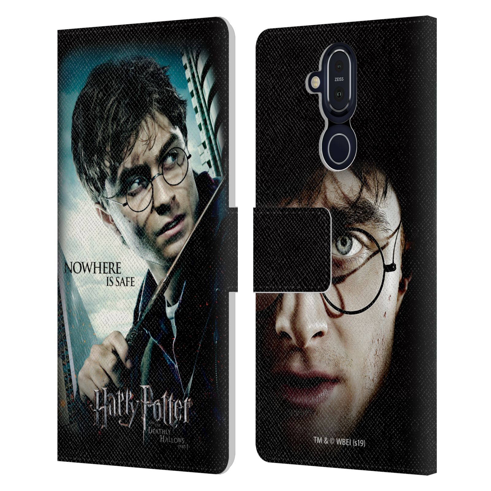OFFICIAL HARRY POTTER DEATHLY HALLOWS VII LEATHER BOOK CASE FOR NOKIA PHONES - Picture 10 of 13