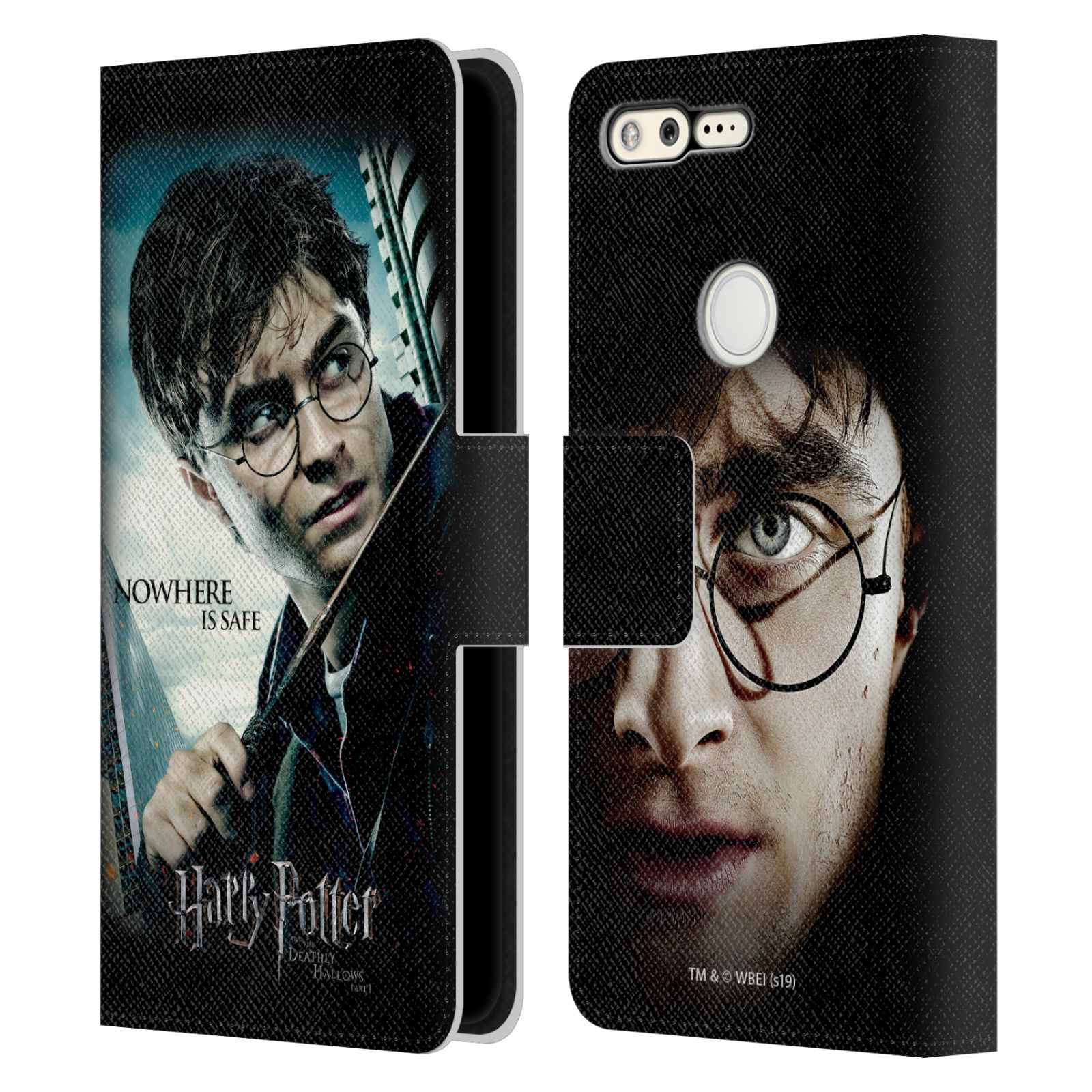 OFFICIAL HARRY POTTER DEATHLY HALLOWS VII LEATHER BOOK CASE FOR GOOGLE PHONES - Picture 10 of 13