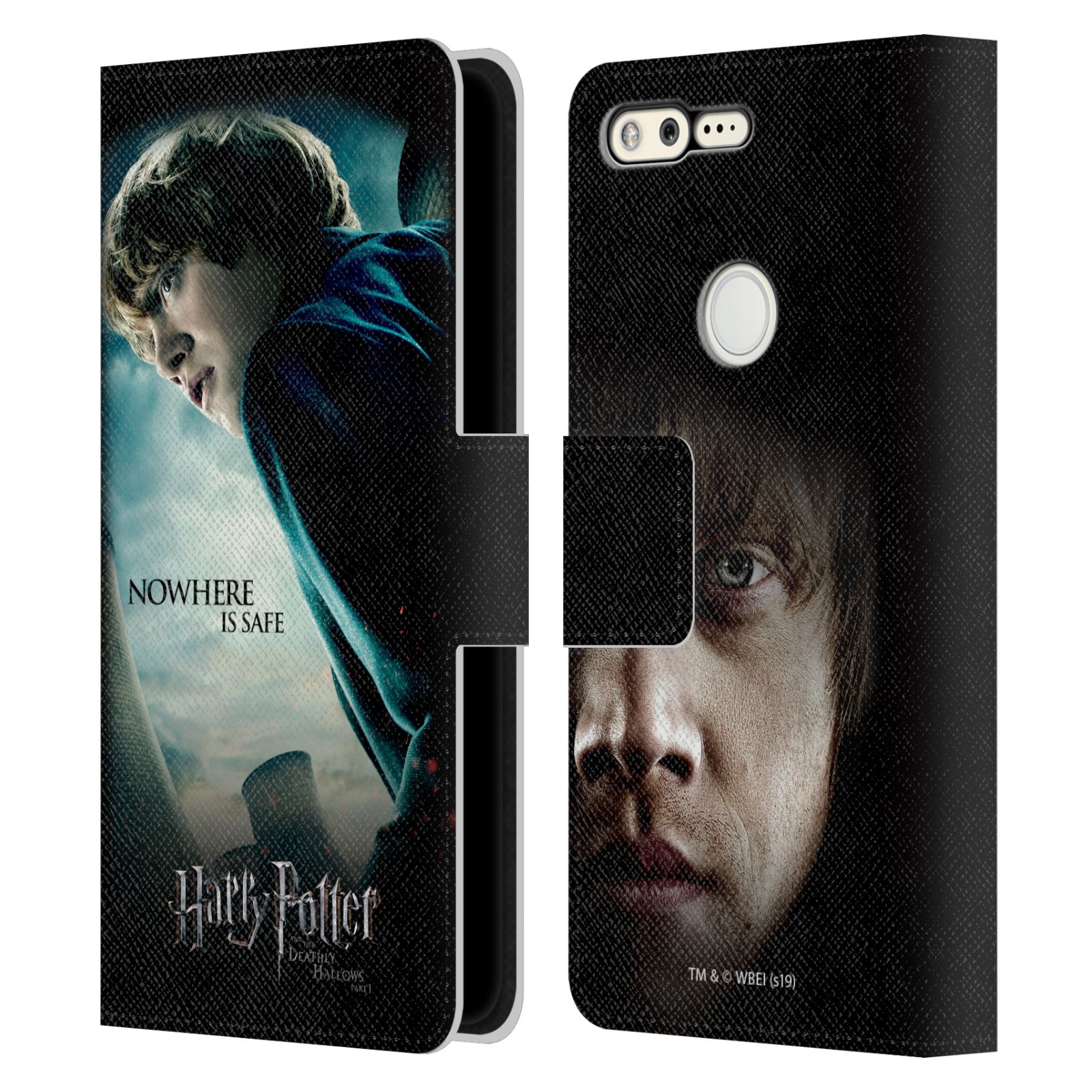 OFFICIAL HARRY POTTER DEATHLY HALLOWS VII LEATHER BOOK CASE FOR GOOGLE PHONES - Picture 11 of 13