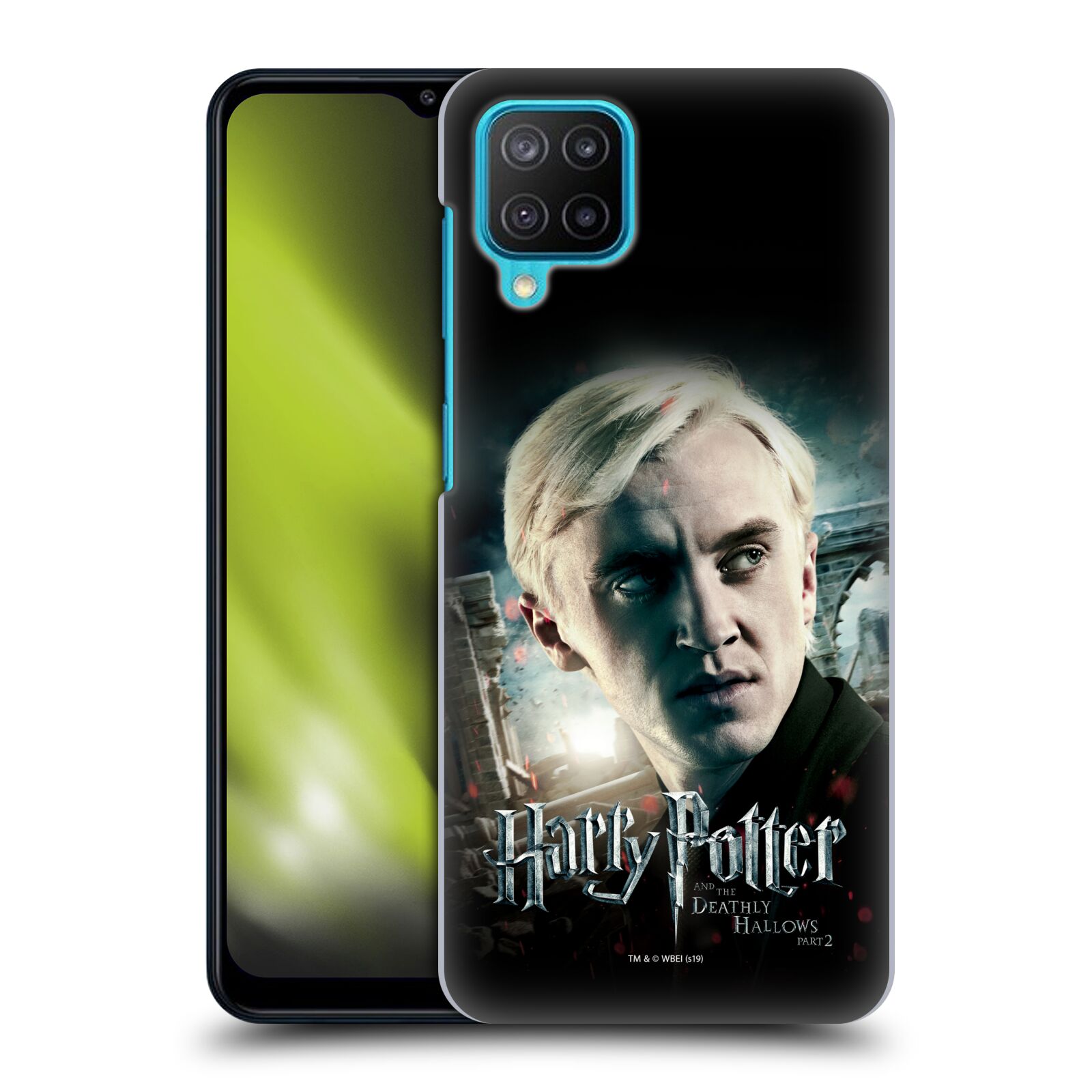 Plastové pouzdro na mobil Samsung Galaxy M12 - Harry Potter a Relikvie smrti - Draco Malfoy (Plastový kryt, pouzdro, obal na mobilní telefon Samsung Galaxy M12 (SM-M127F) s licencovaným motivem Harry Potter a Relikvie smrti - Draco Malfoy)