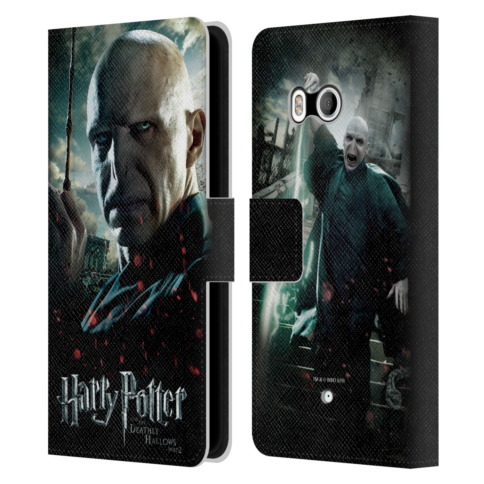 HARRY POTTER DEATHLY HALLOWS VIII LEATHER BOOK CASE FOR HTC PHONES 1 - Picture 7 of 7