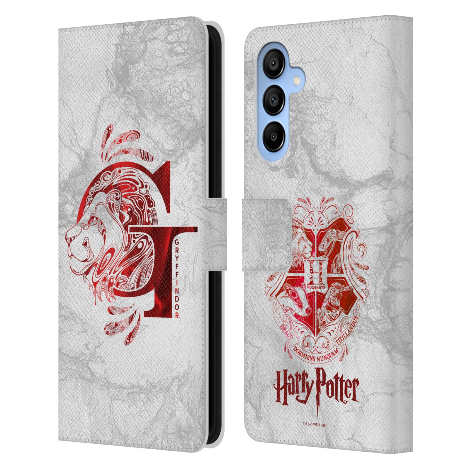 Gryffindor Aguamenti Leather Wallet Case for Galaxy A16 5G