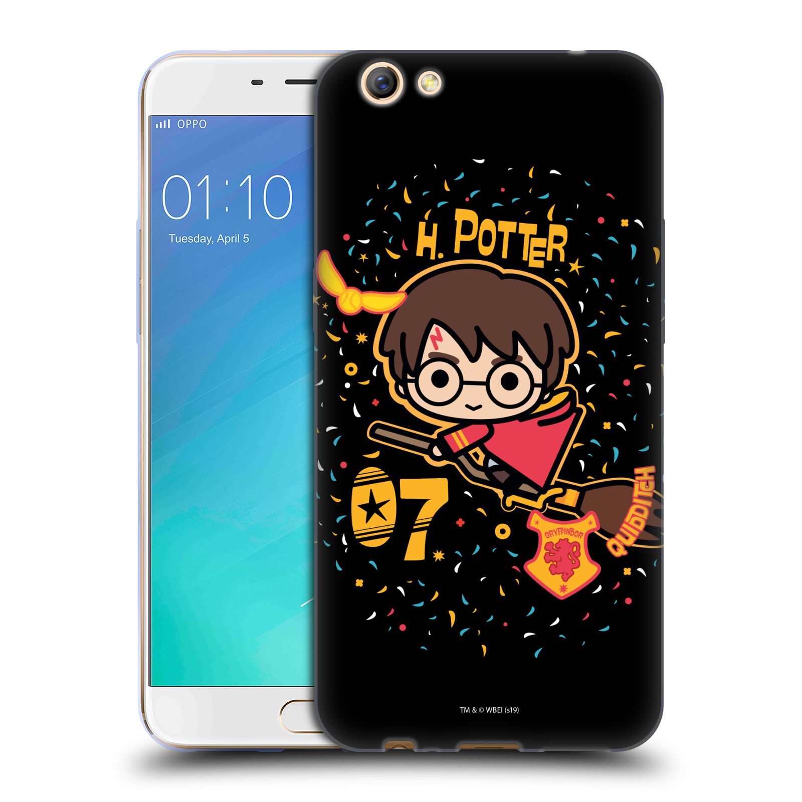 Case for Oppo A57s Official Harry Potter Characters Icons - Harry Potter