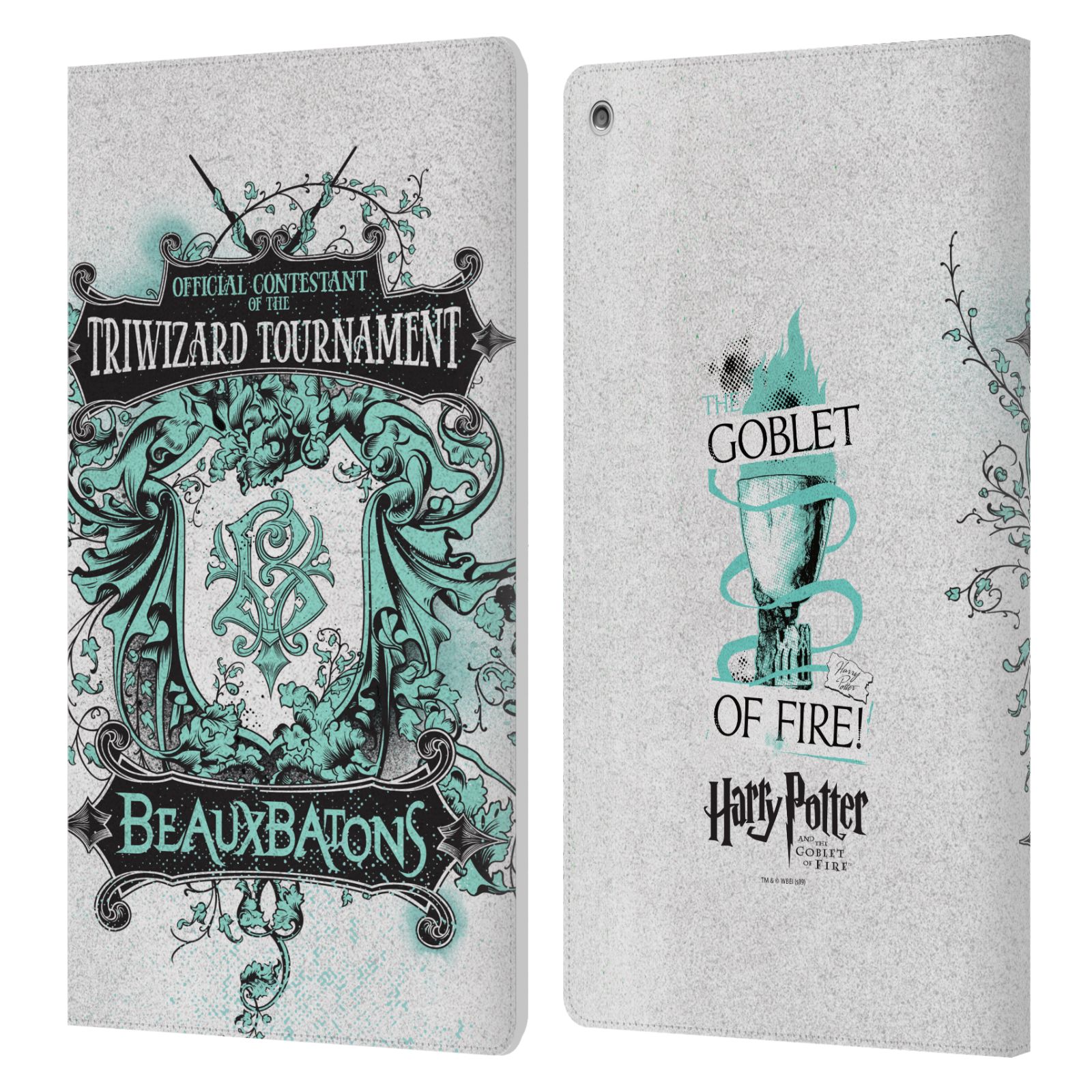 OFFICIAL HARRY POTTER GOBLET OF FIRE I LEATHER BOOK WALLET CASE FOR AMAZON FIRE - Picture 7 of 10
