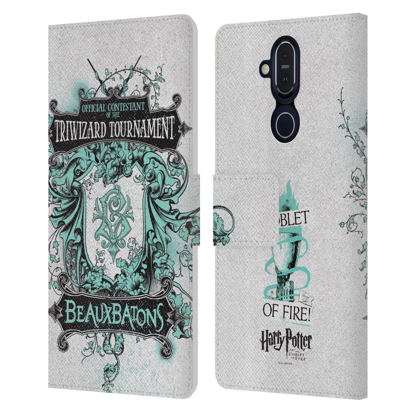 OFFICIAL HARRY POTTER GOBLET OF FIRE I LEATHER BOOK WALLET CASE FOR NOKIA PHONES - Picture 7 of 10