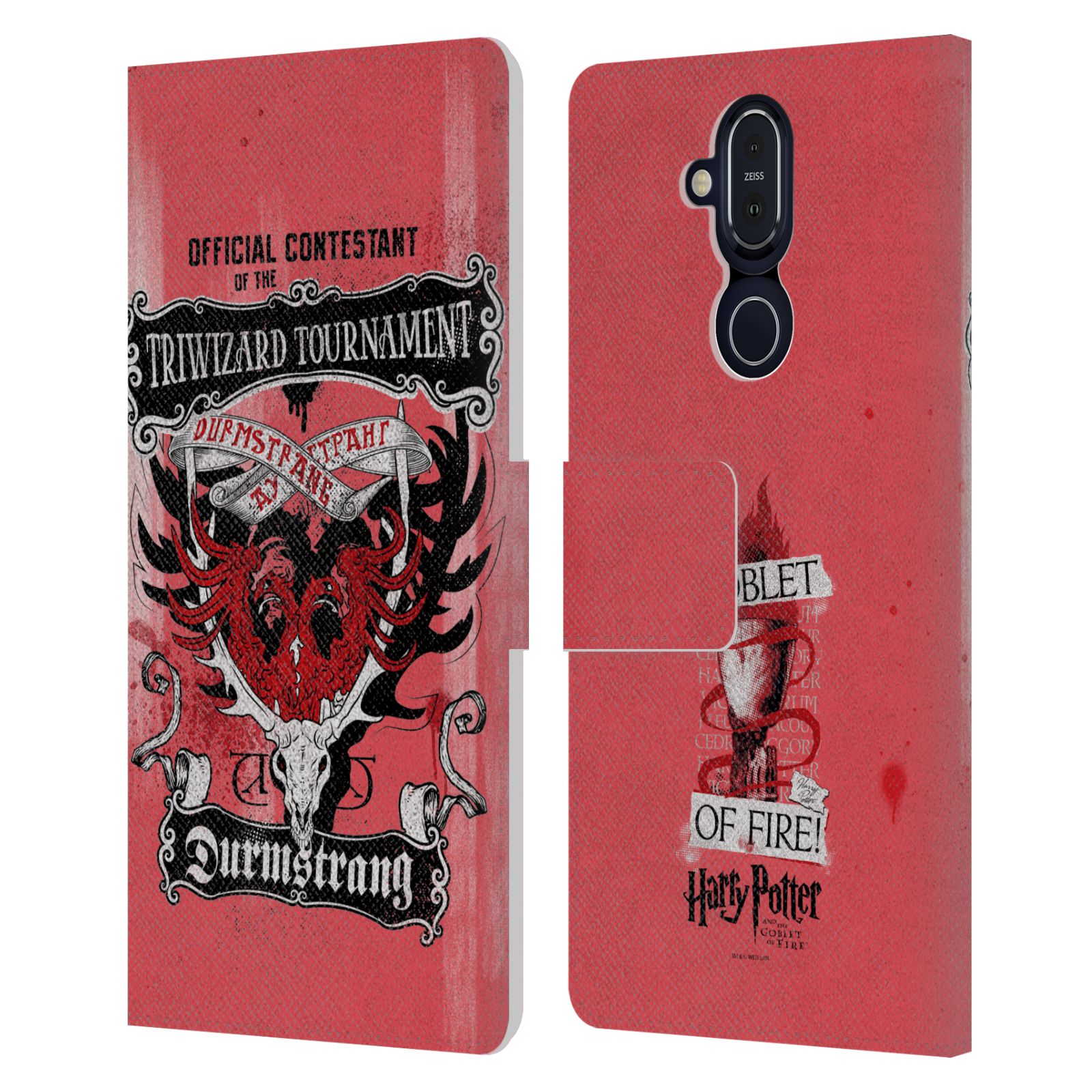 OFFICIAL HARRY POTTER GOBLET OF FIRE I LEATHER BOOK WALLET CASE FOR NOKIA PHONES - Picture 8 of 10