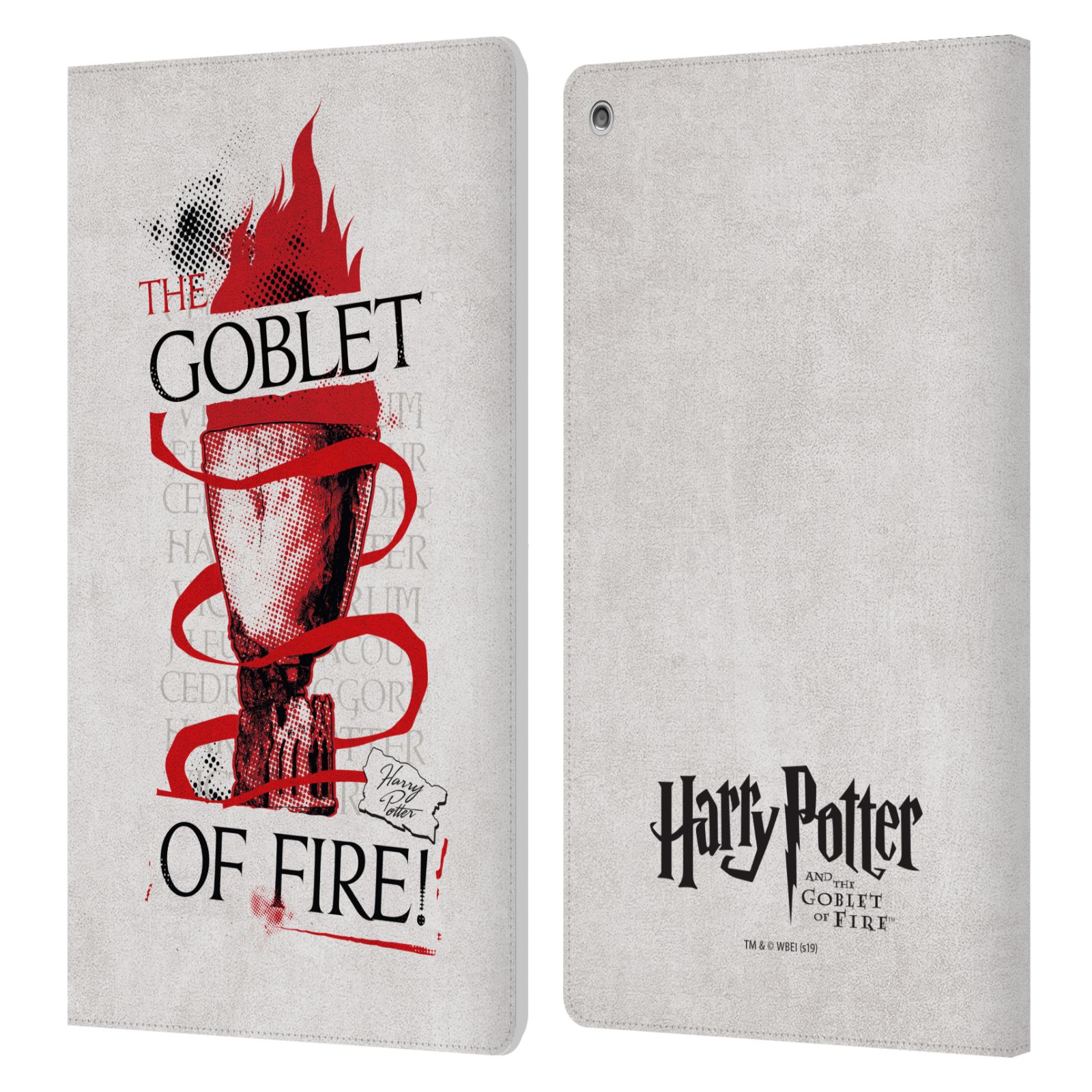 OFFICIAL HARRY POTTER GOBLET OF FIRE I LEATHER BOOK WALLET CASE FOR AMAZON FIRE - Picture 9 of 10