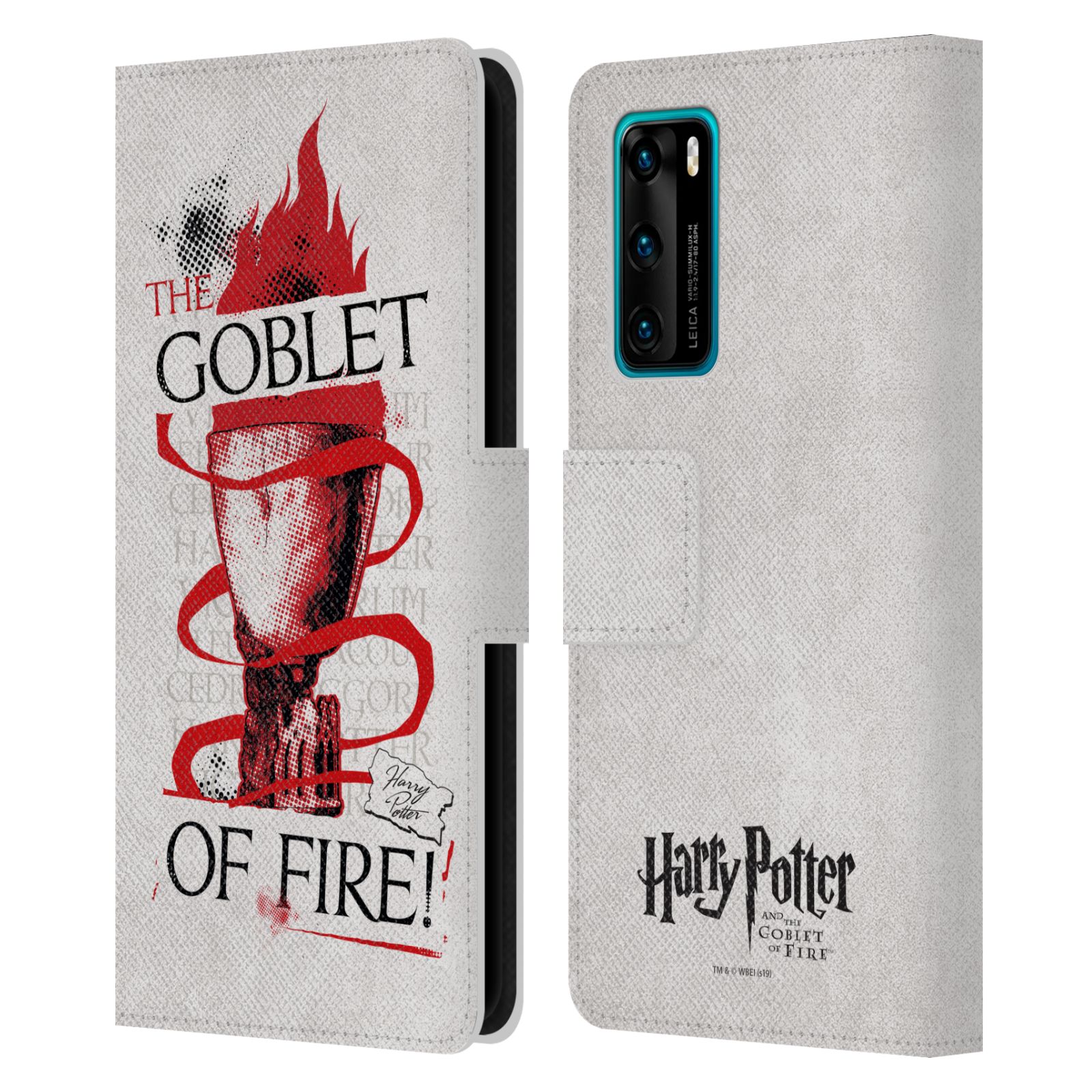OFFICIAL HARRY POTTER GOBLET OF FIRE I LEATHER BOOK CASE FOR HUAWEI PHONES 4 - Picture 7 of 7