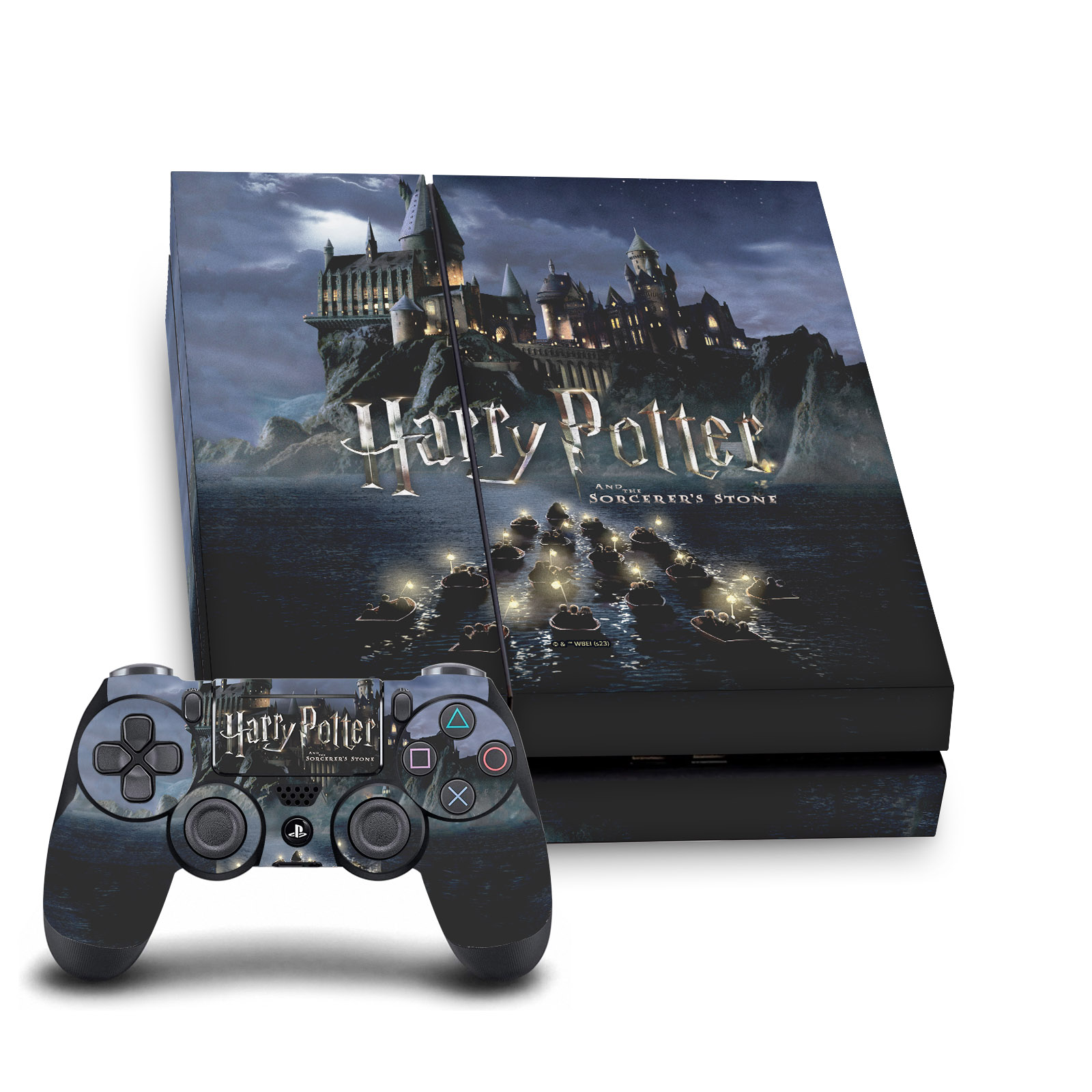 OFFICIAL HARRY POTTER GRAPHICS VINYL SKIN FOR SONY PS4 CONSOLE & CONTROLLER